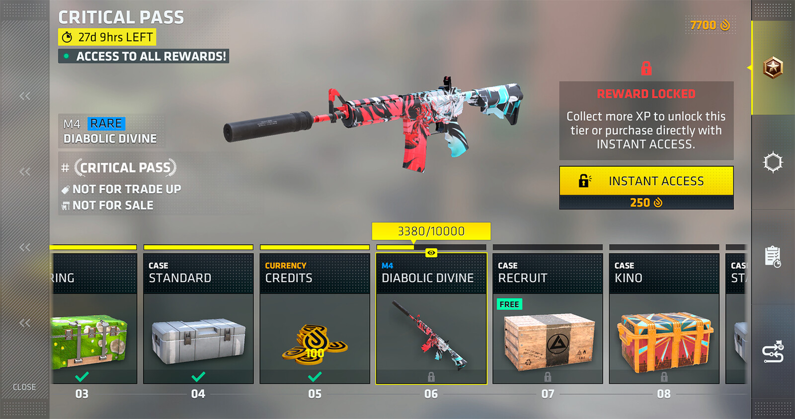 'Critical Pass' reward tracks.
