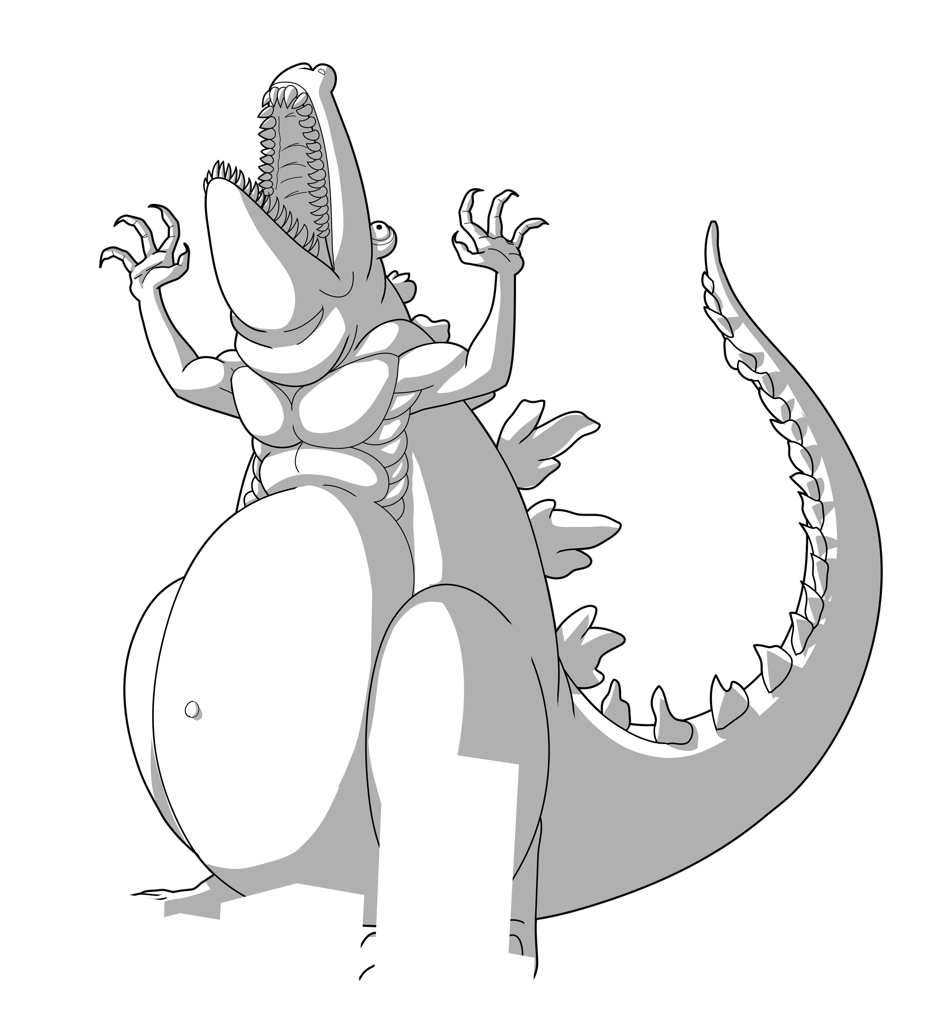 Better view of the Kaiju. 