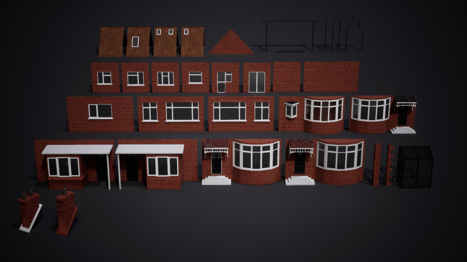 House modular pieces