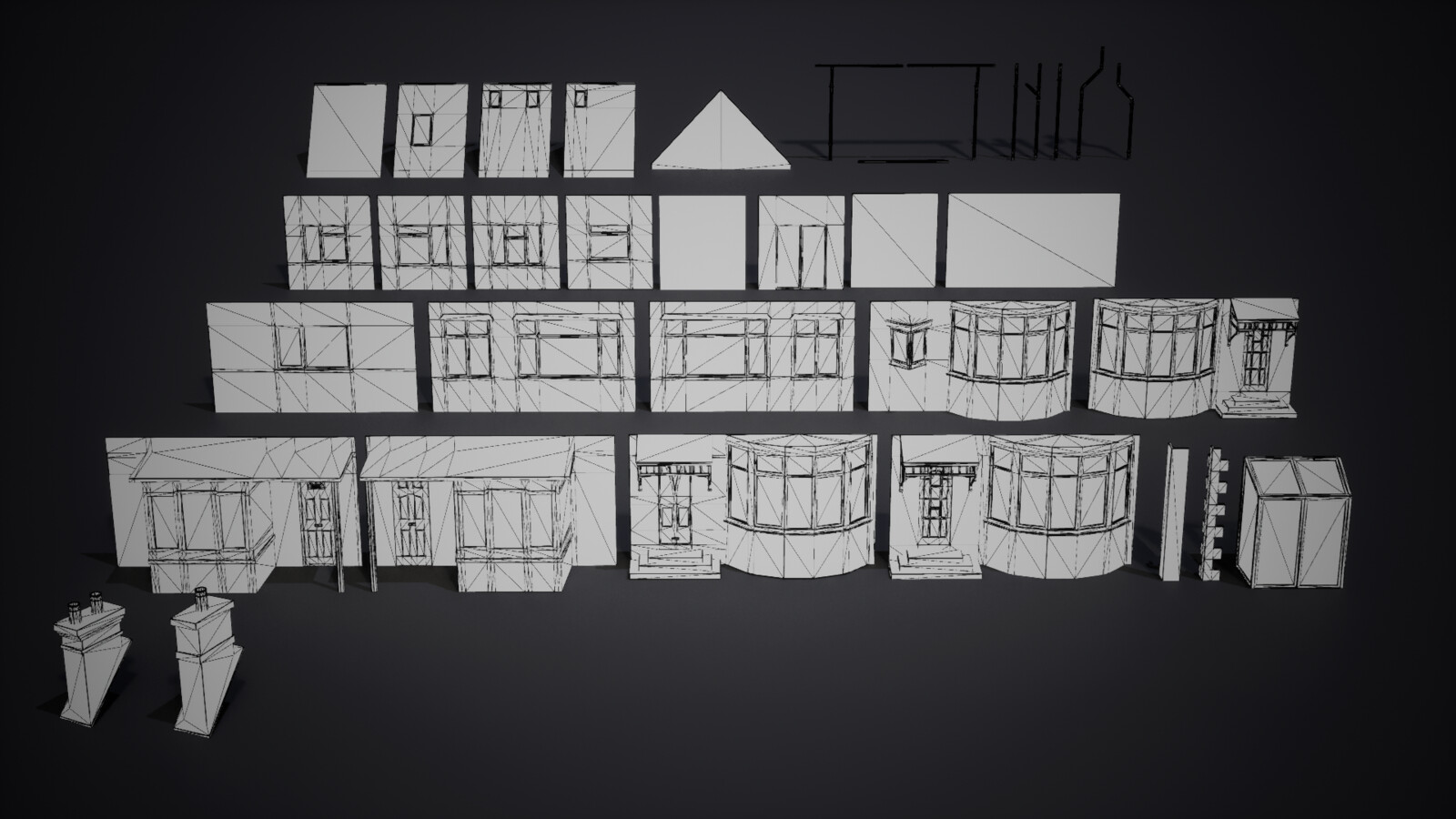 House modular wire frames