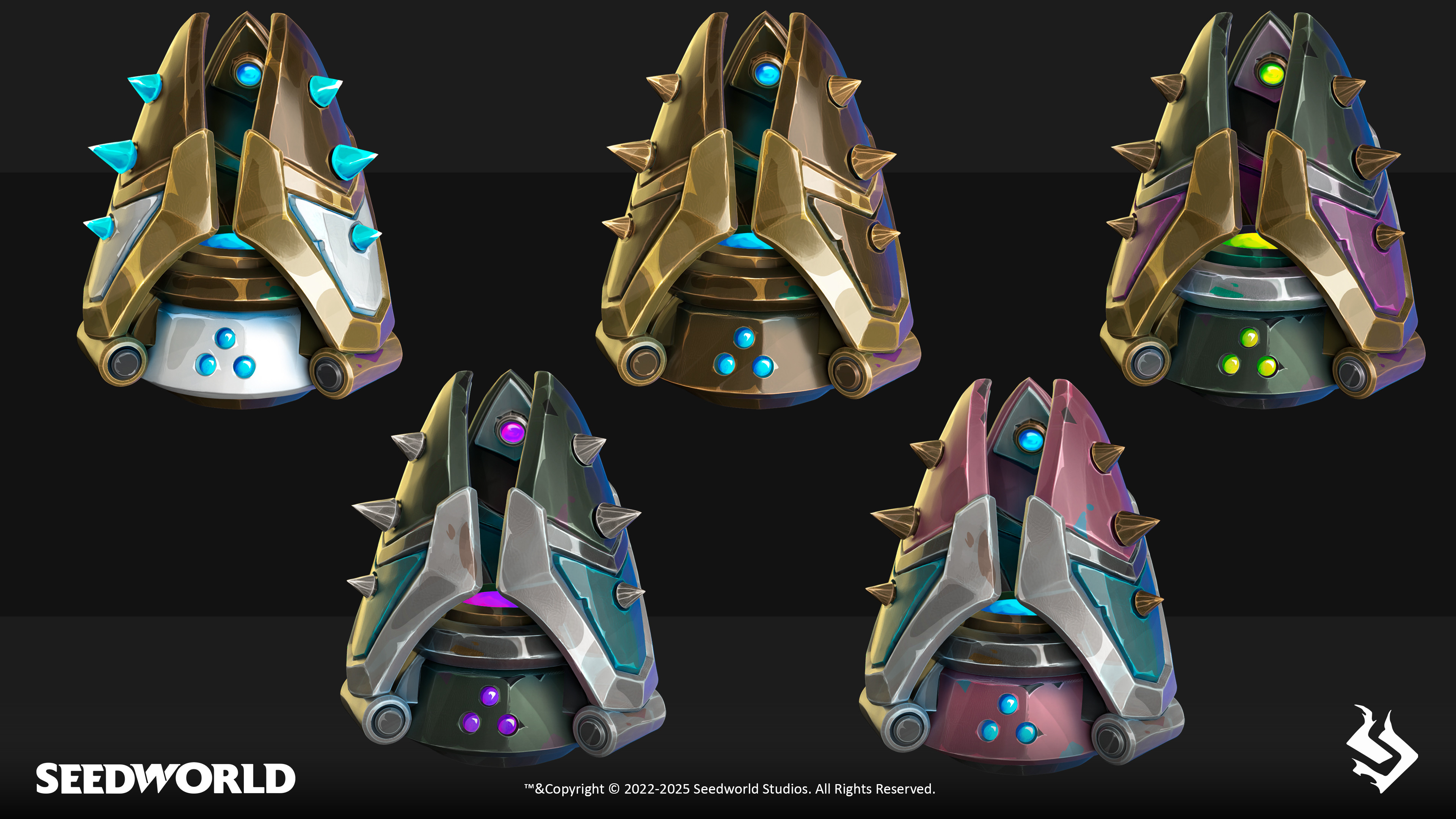 Trip mine color variations