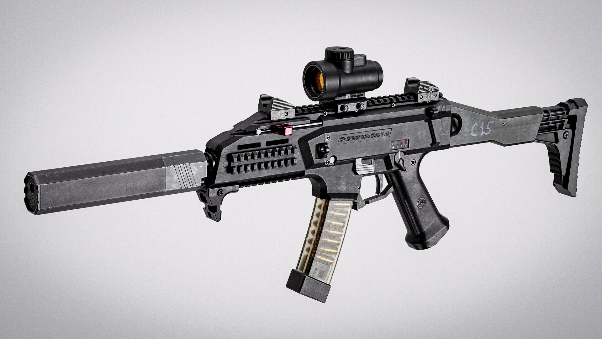 ArtStation - Cz Scorpion EVO 3 A1