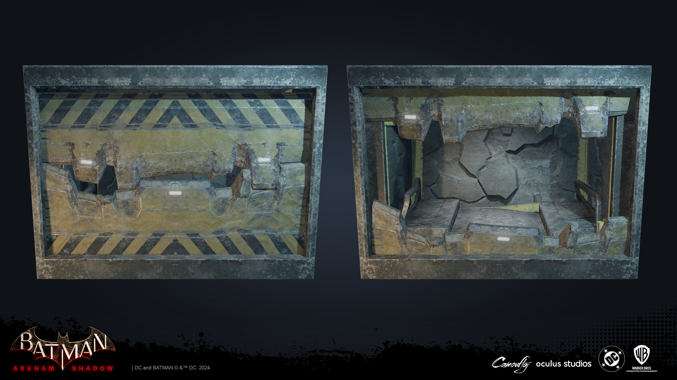 Warehouse Garage Door (Damaged)