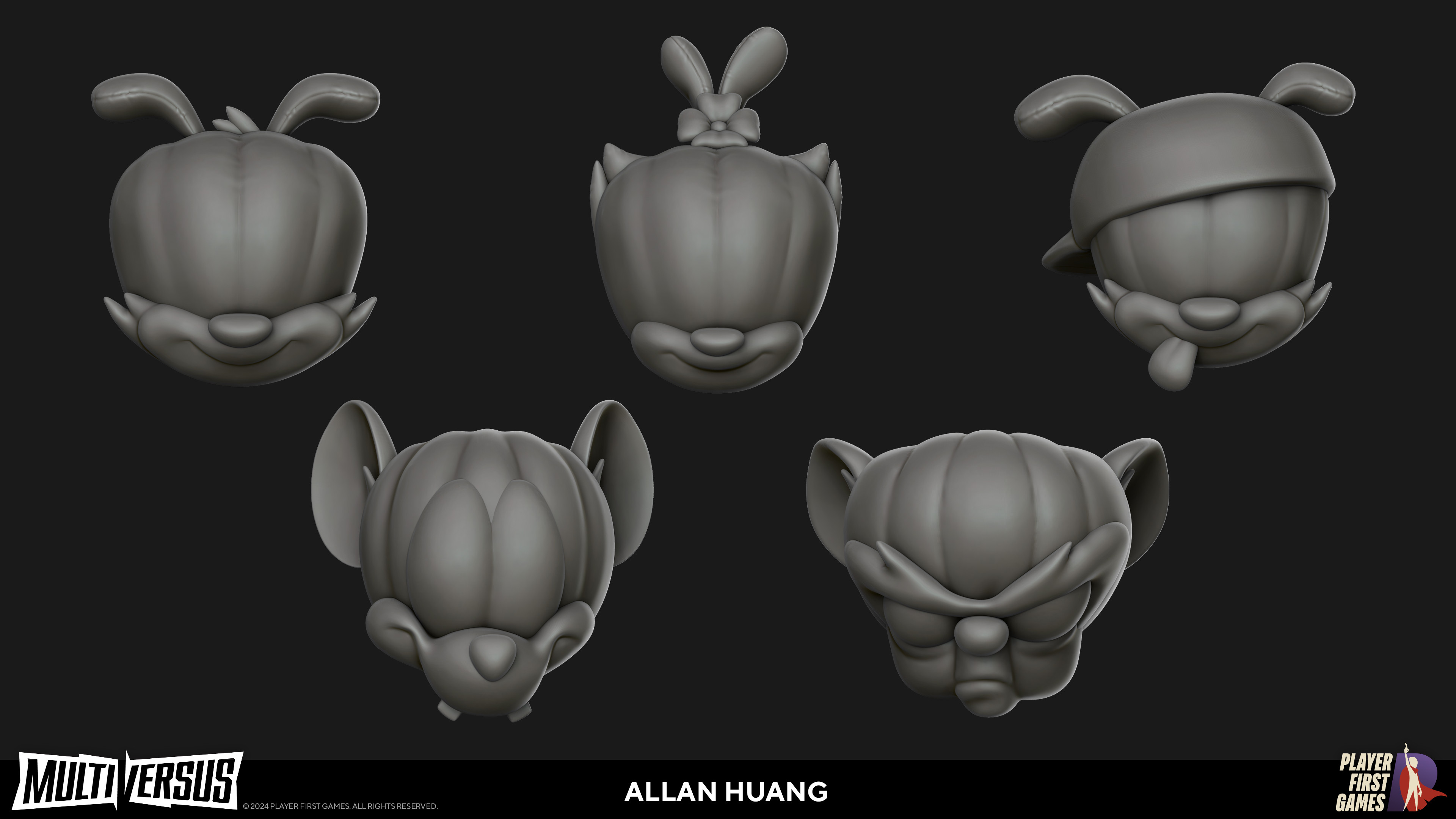 Zbrush sculpts for the balloons