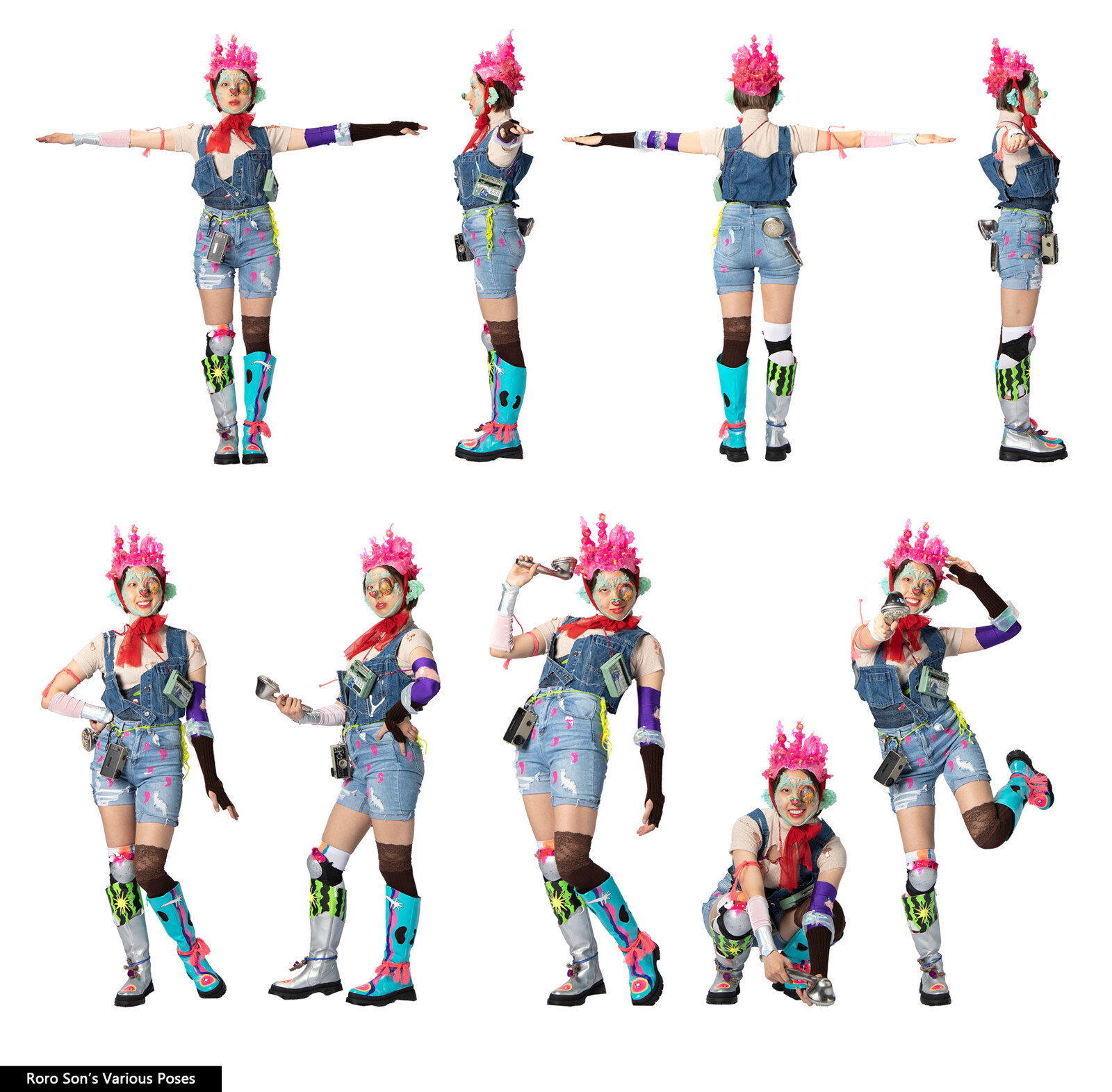 Photo Concept Photos with Handmade Costume - Various poses