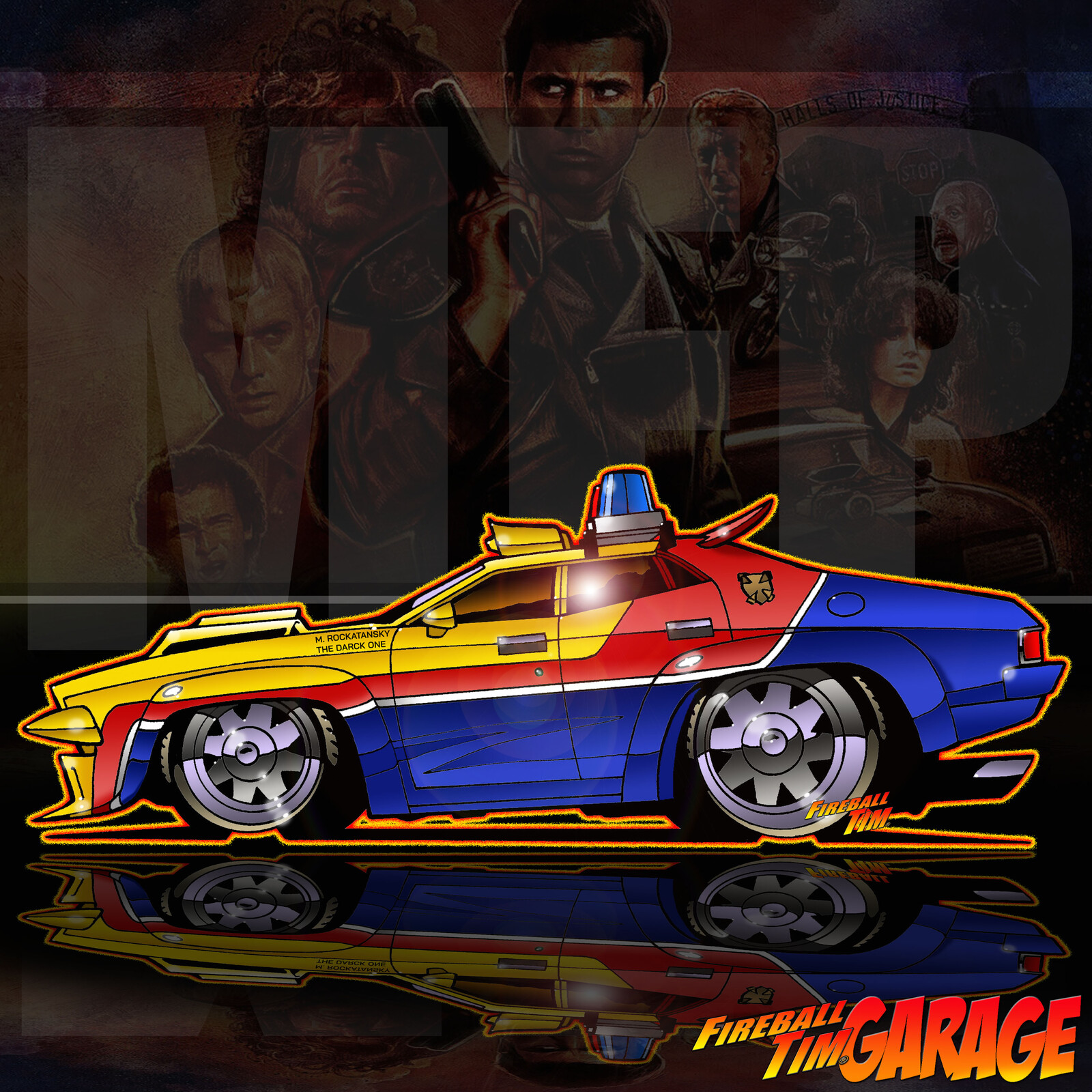 Mad Max MFP Police Pursuit Special Art