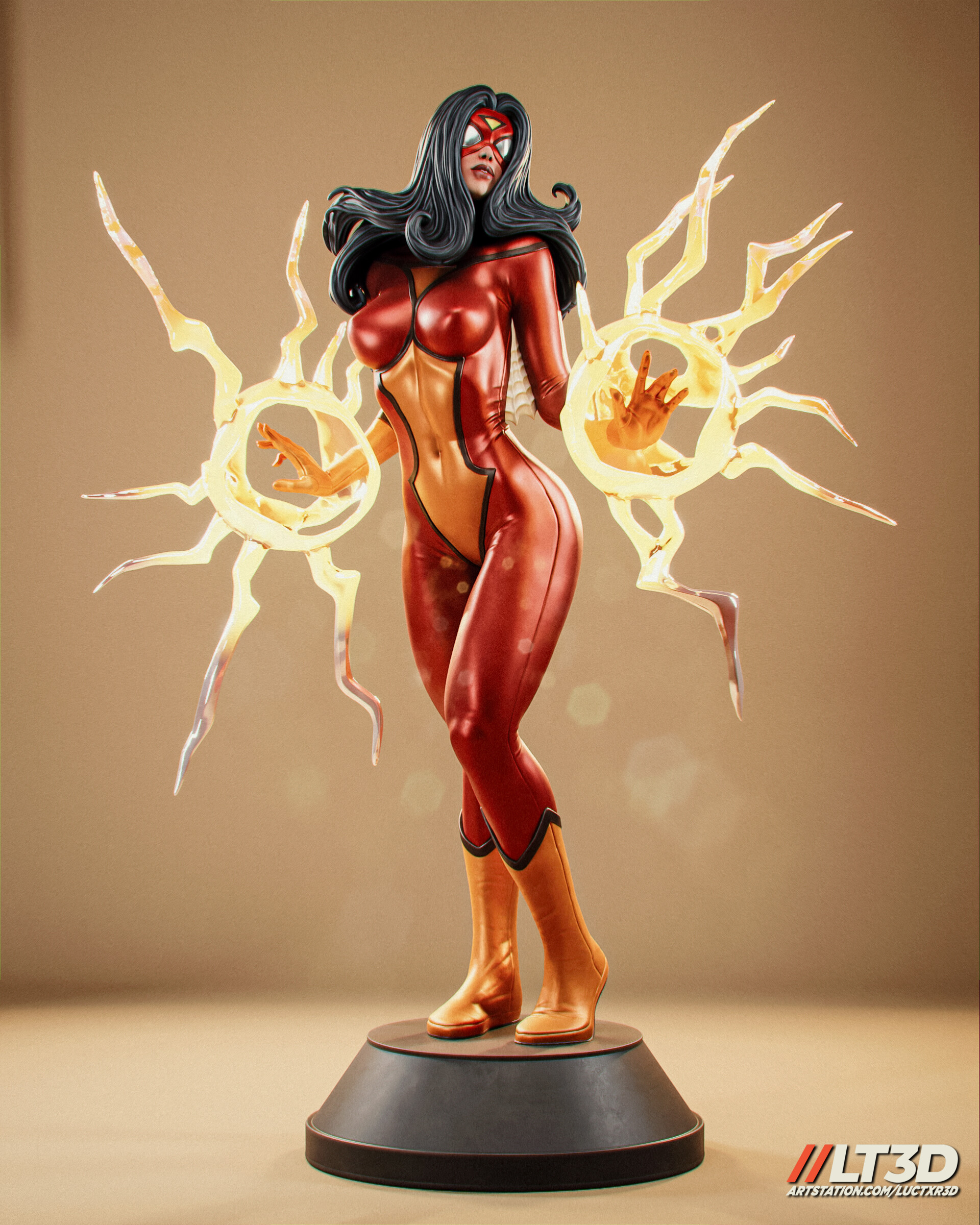 ArtStation - Spider Woman - FanArt Statue