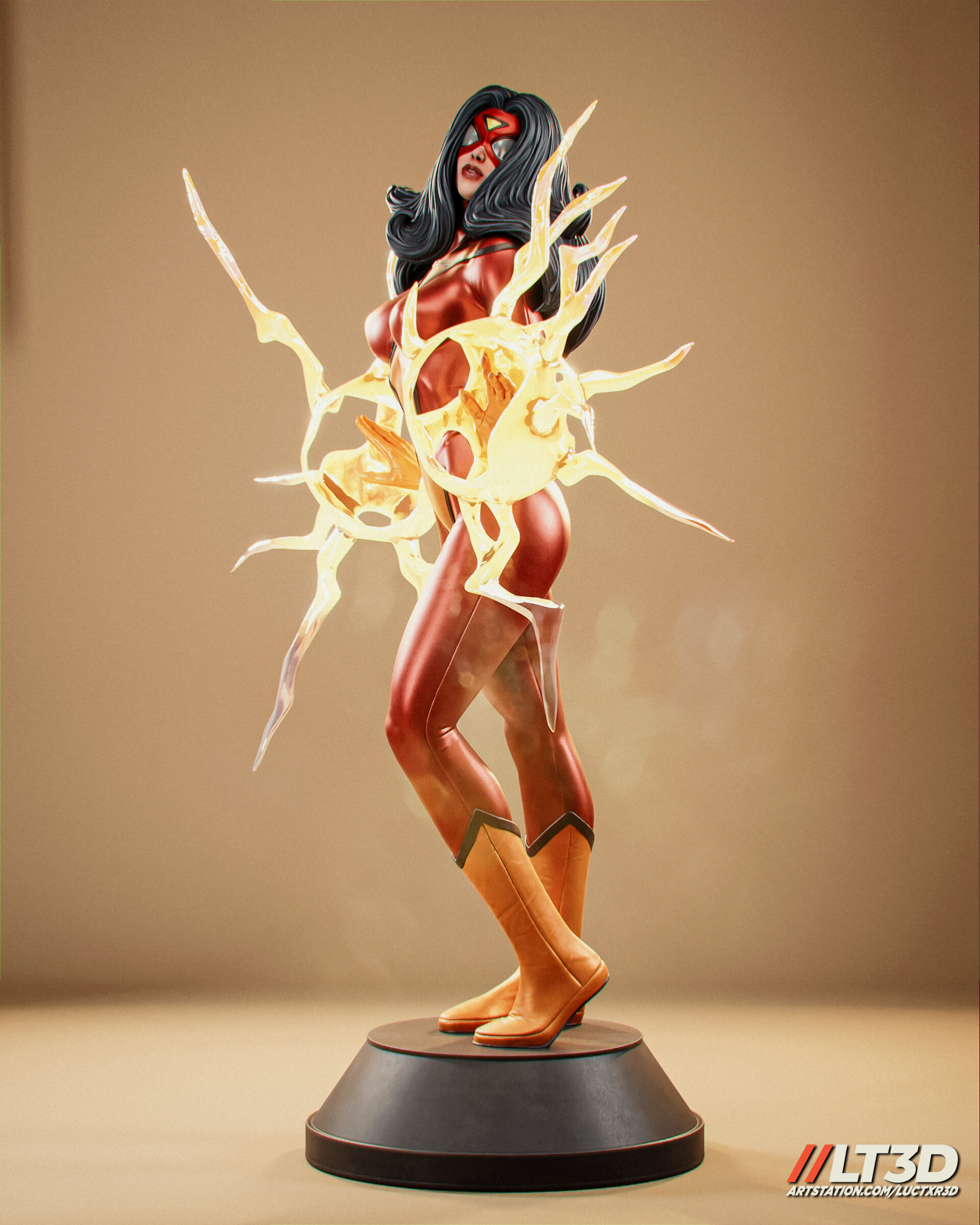 ArtStation - Spider Woman - FanArt Statue