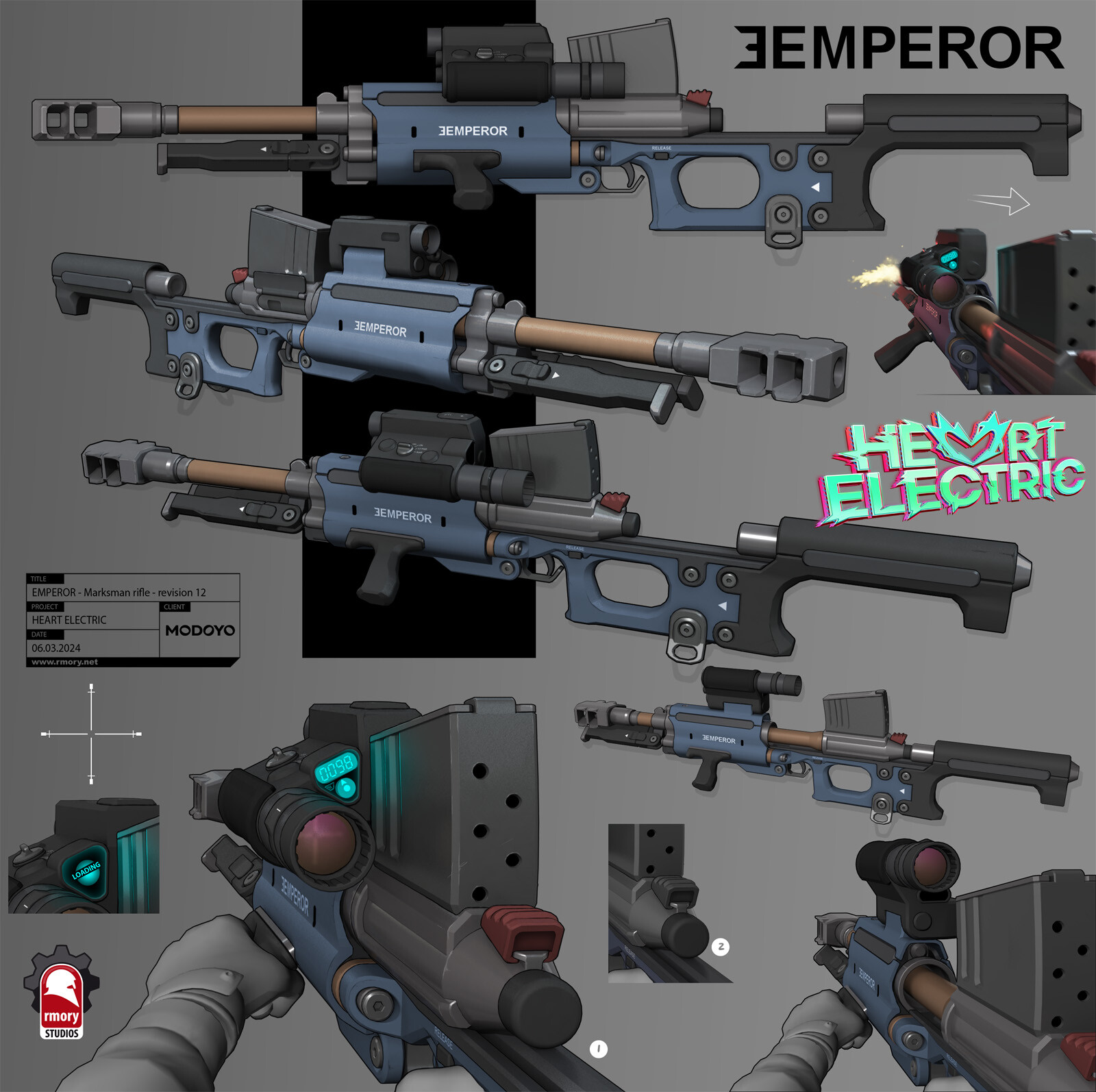 HEART ELECTRIC EMPEROR - rmory studios