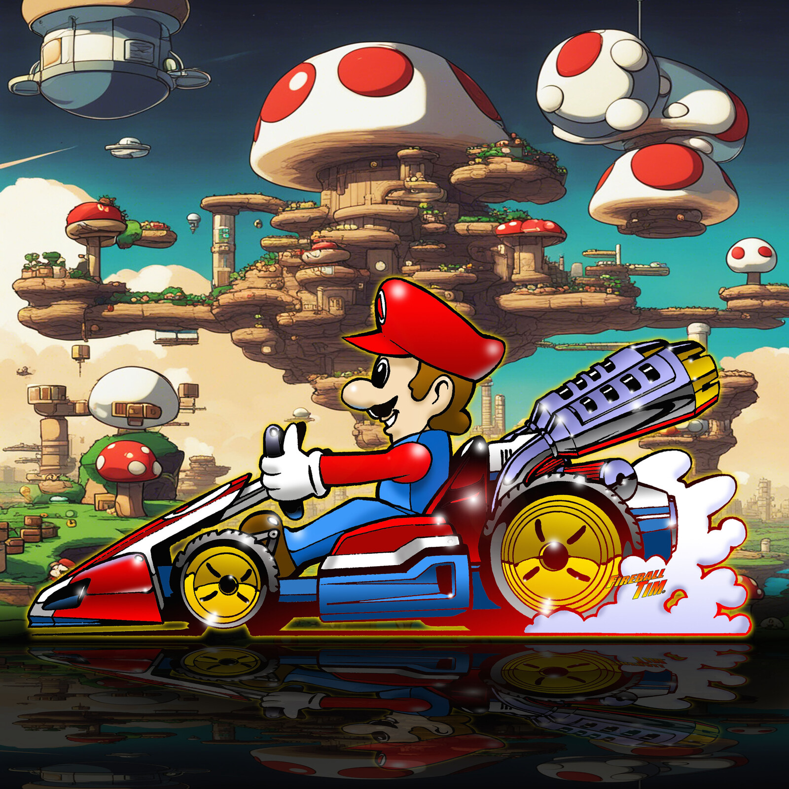 Super Mario Kart Art