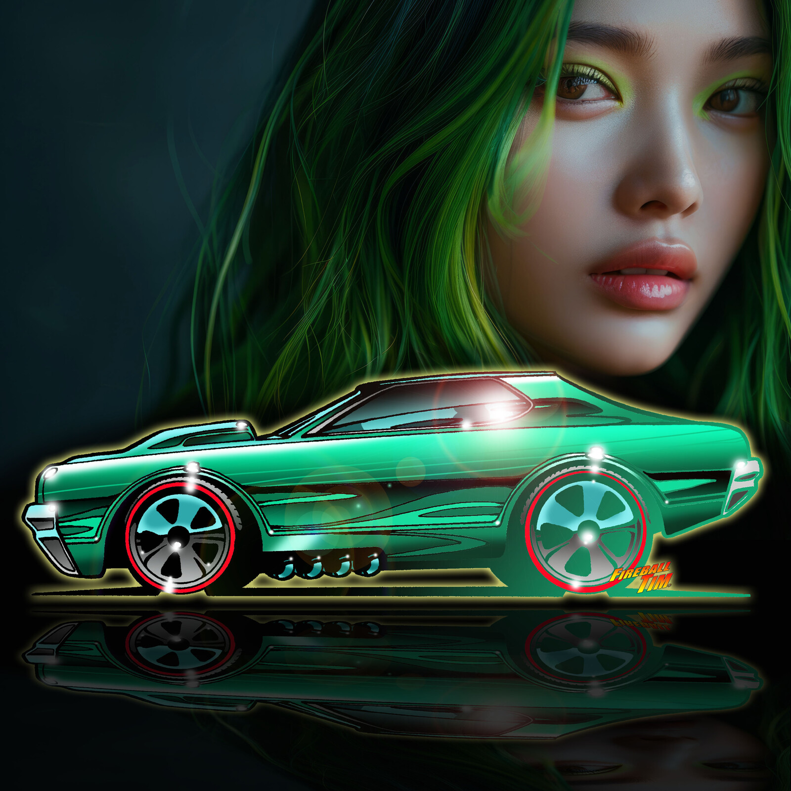 1968 Mercury Cougar Art