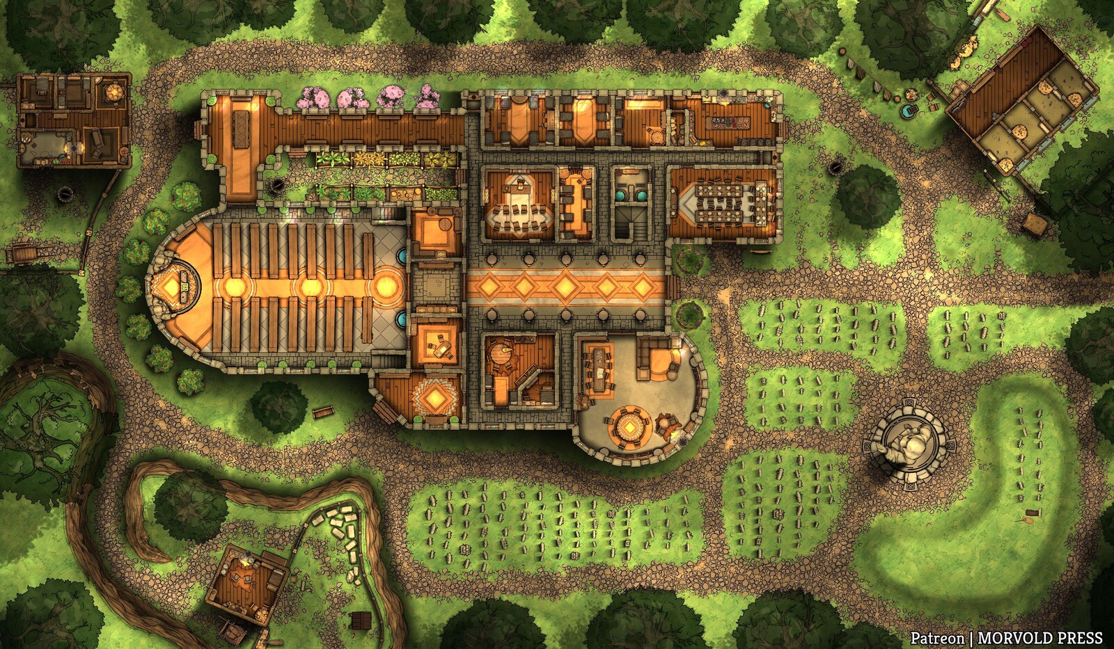 Church of Aelor &amp; Graveyard [140 x 70]