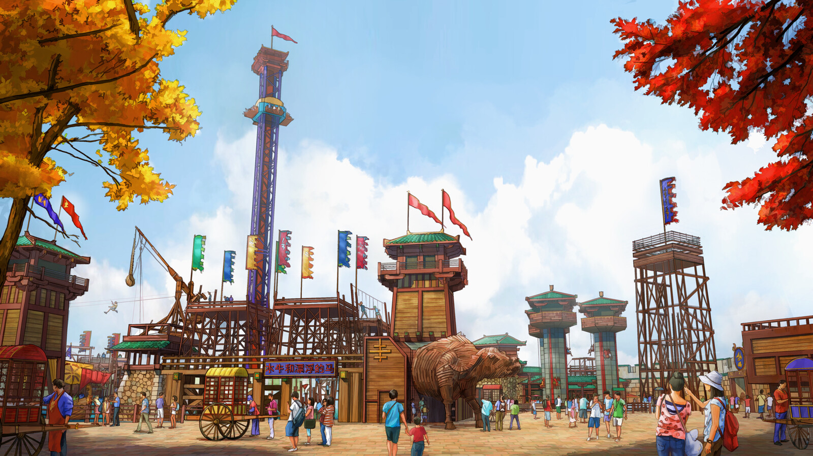 Chengdu Drop tower 2 POV