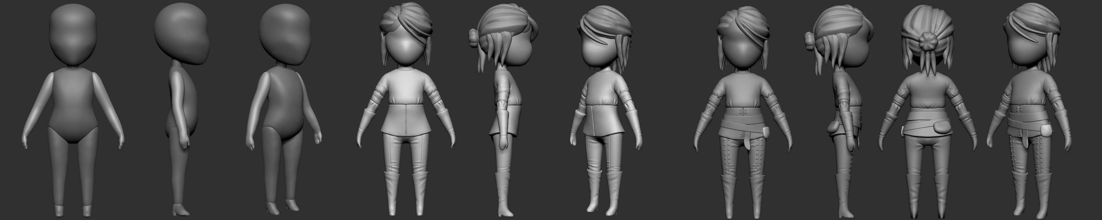 WIP screenshots from Zbrush