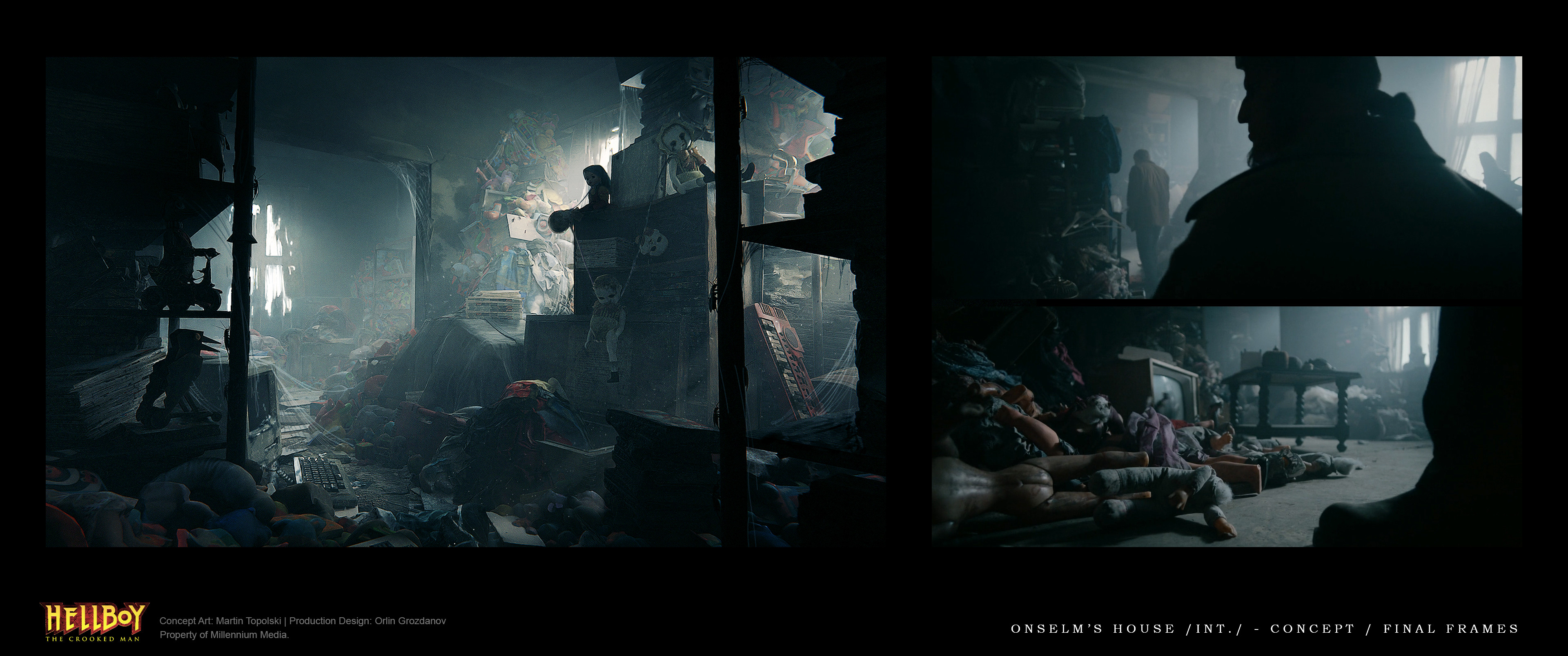 Onselm's House /INT./ - Concept / Final Frames
