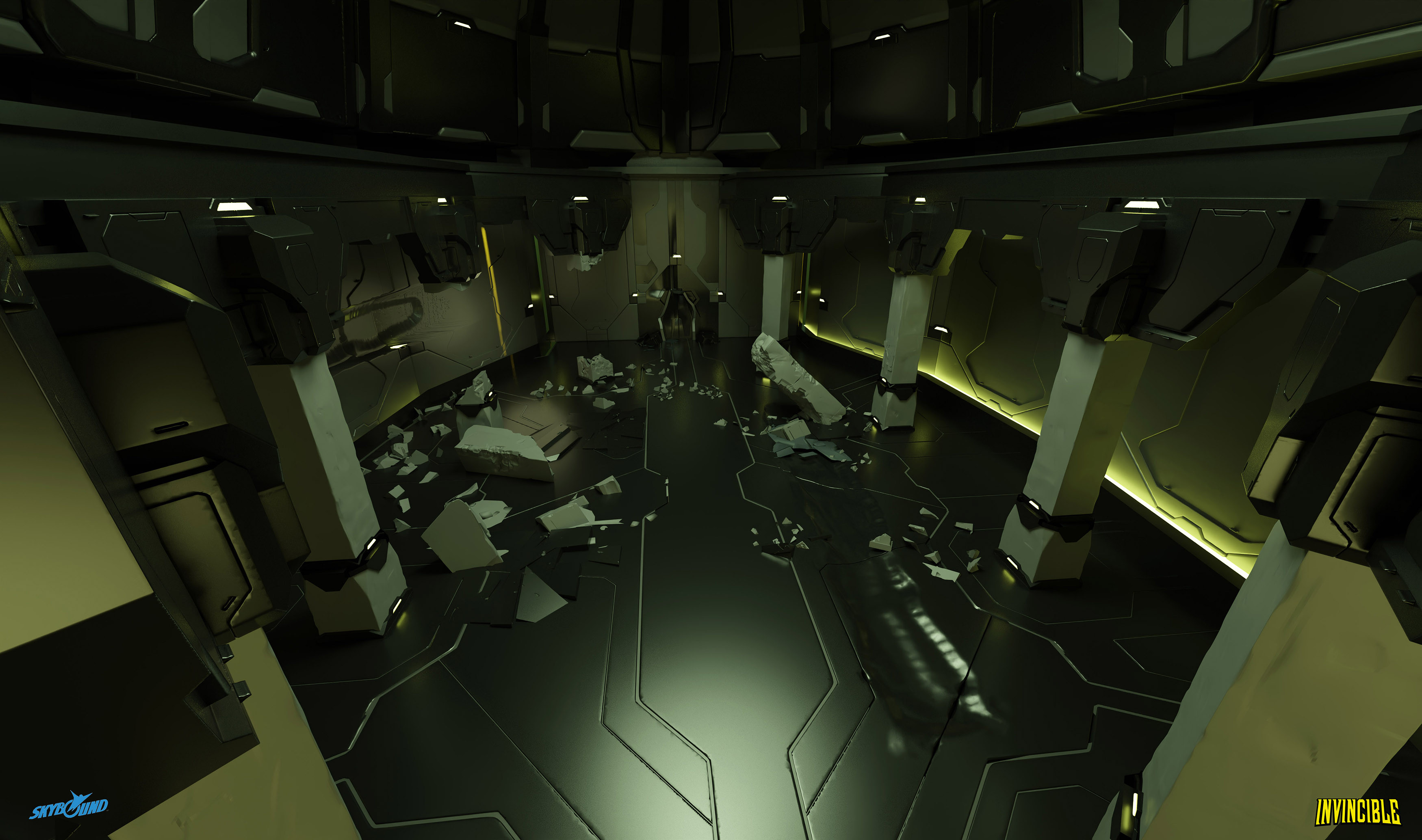 Immortal's throne room - Back view - Destroyed