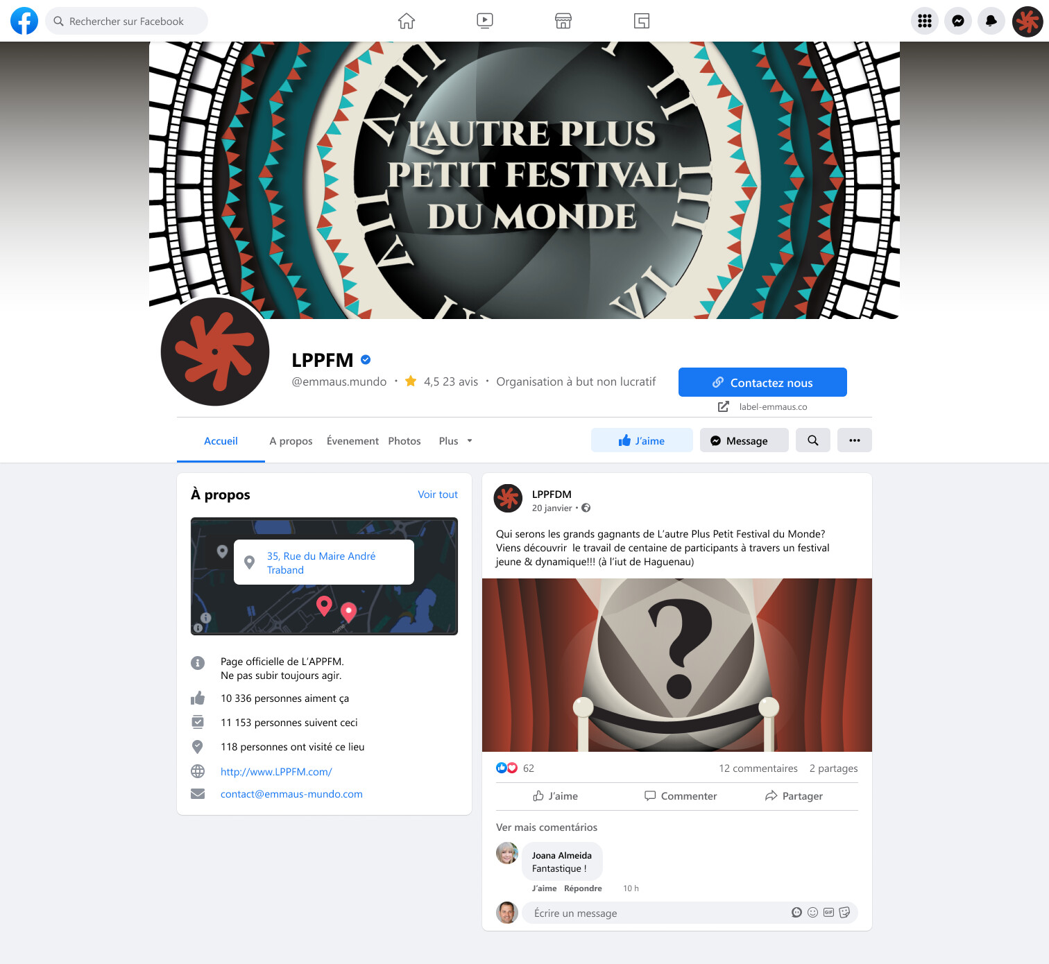 Mockup Facebook