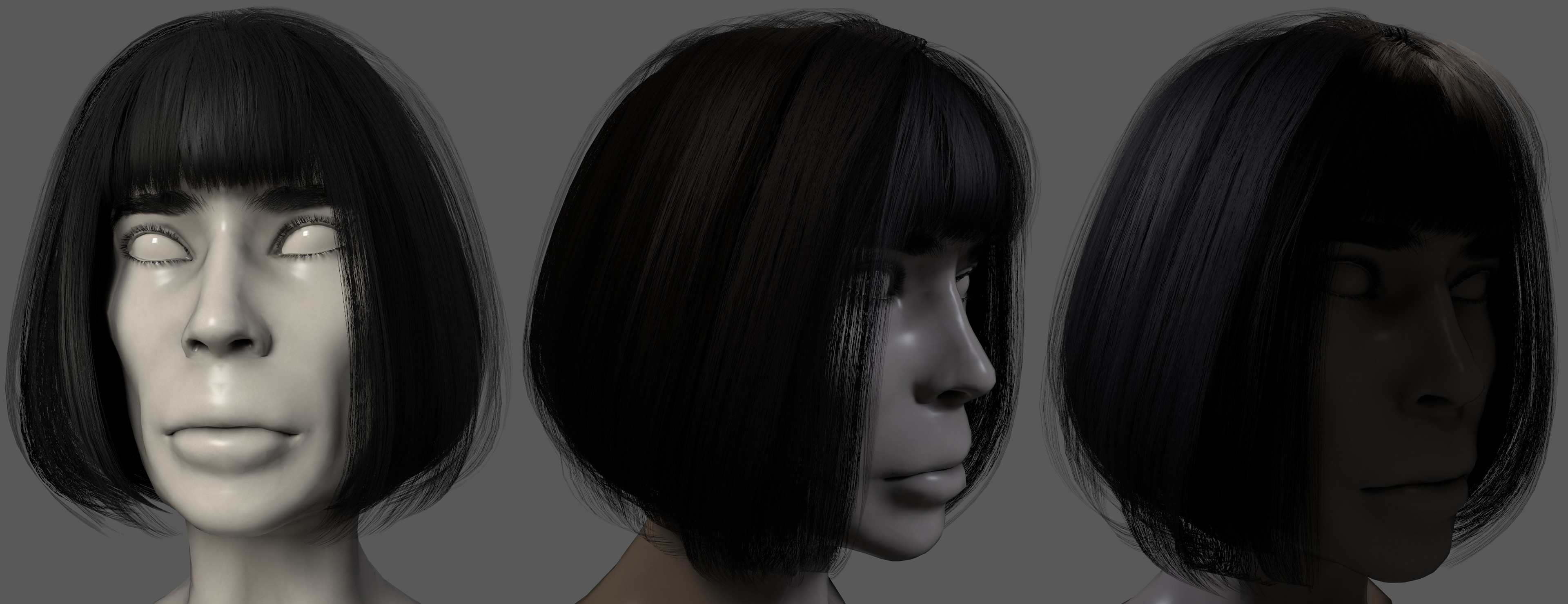Substance Painter Haircards Render
