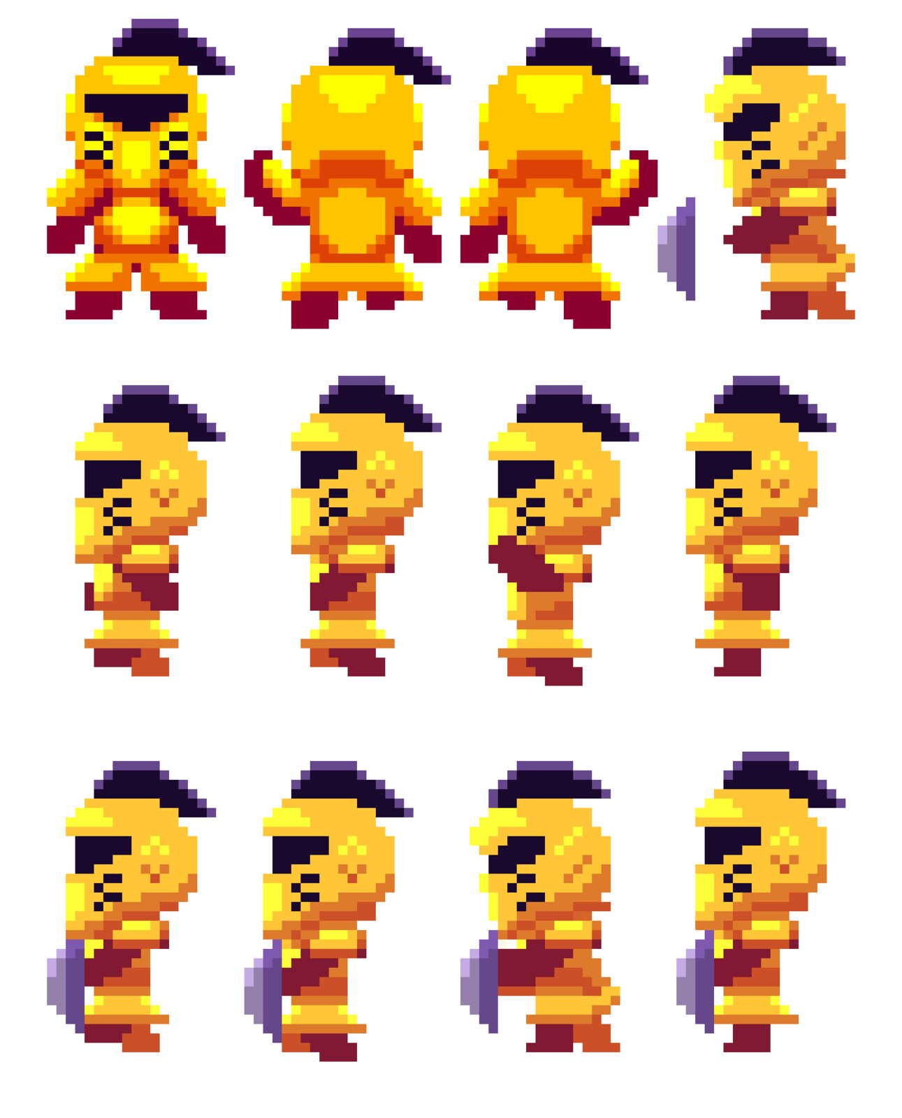 Player Character sprite sheet