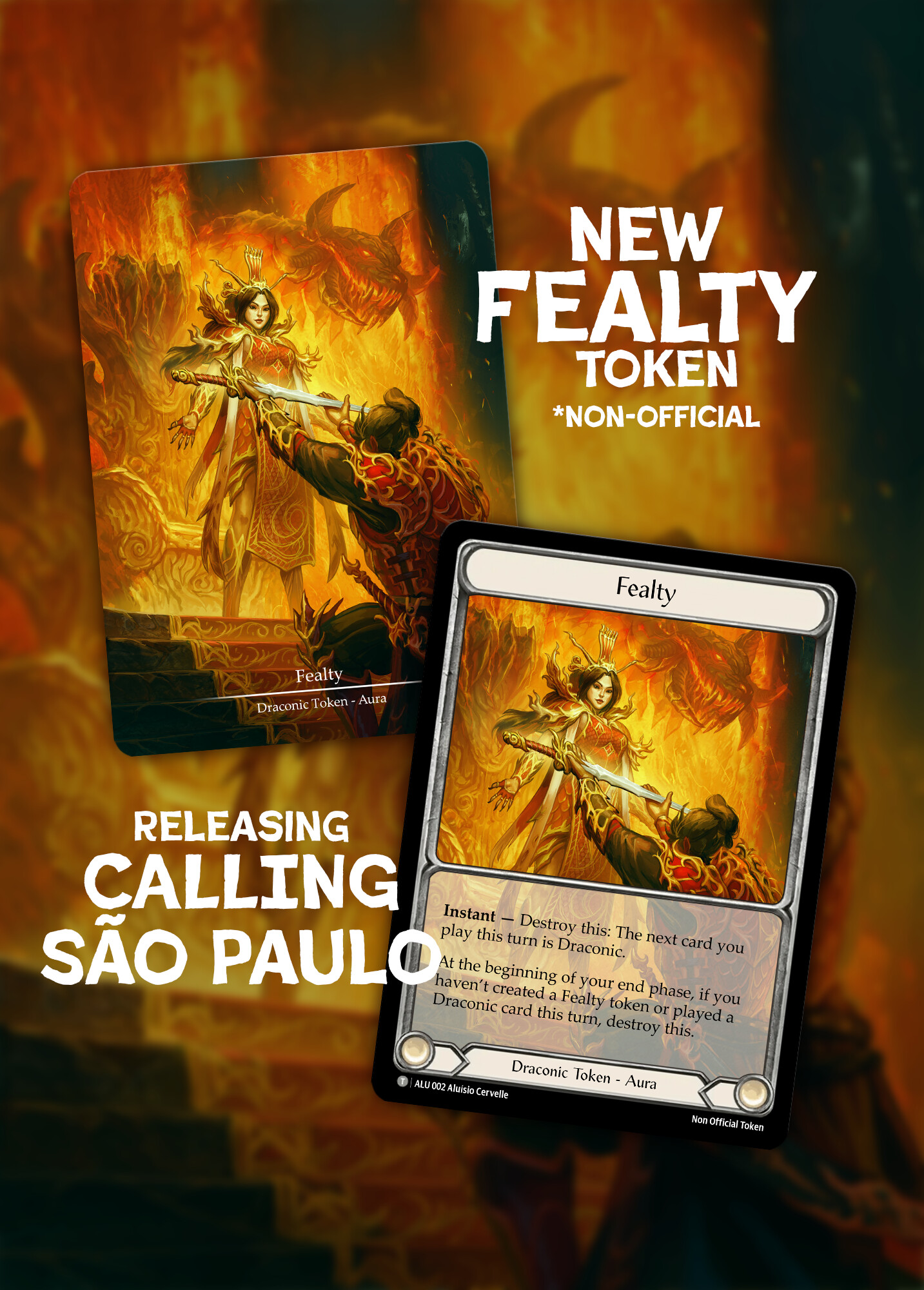 Aluísio Cervelle Santos - Fealty Token - FaB Fanart