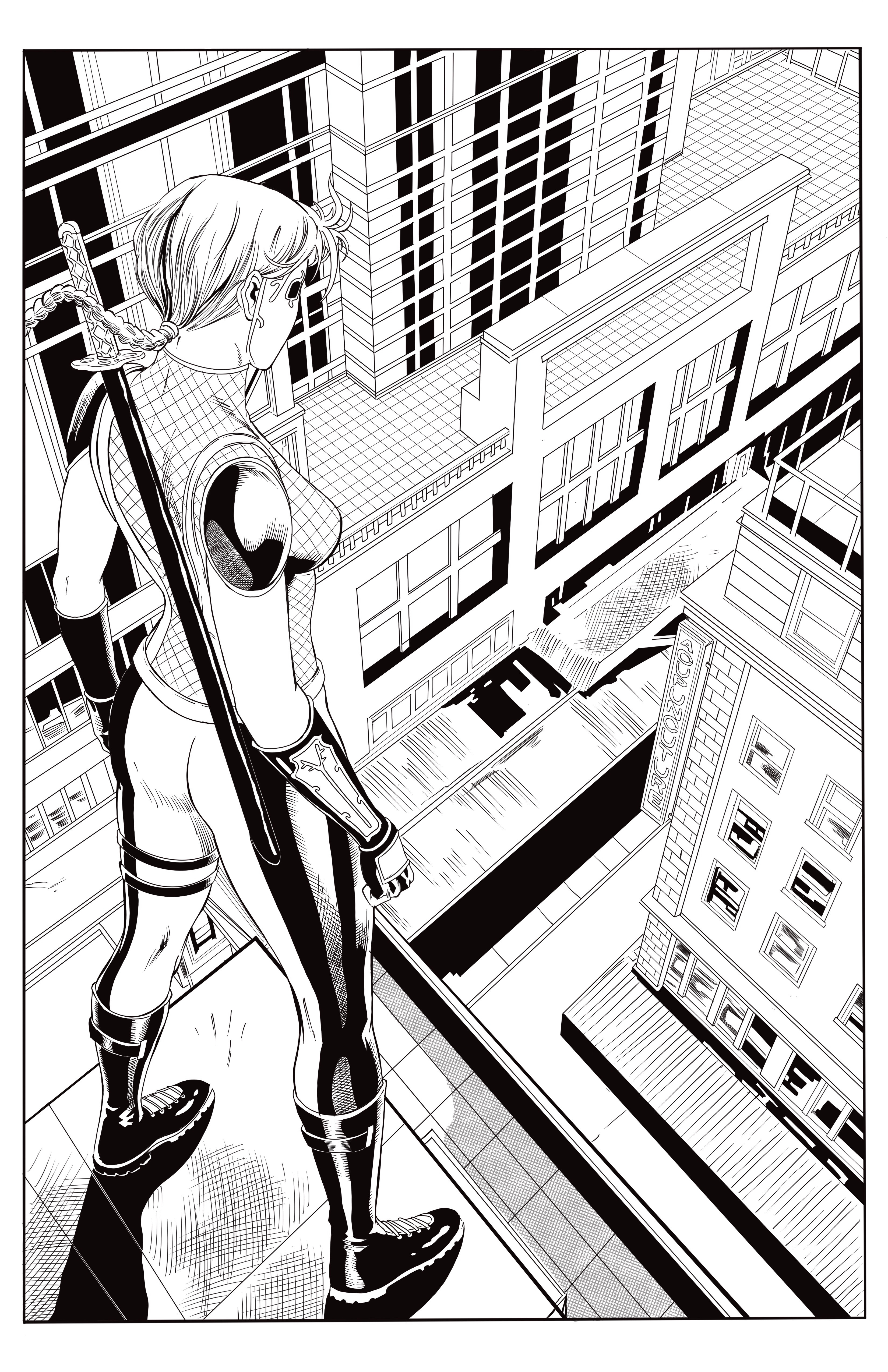 Page from Tragedy that I’m working on