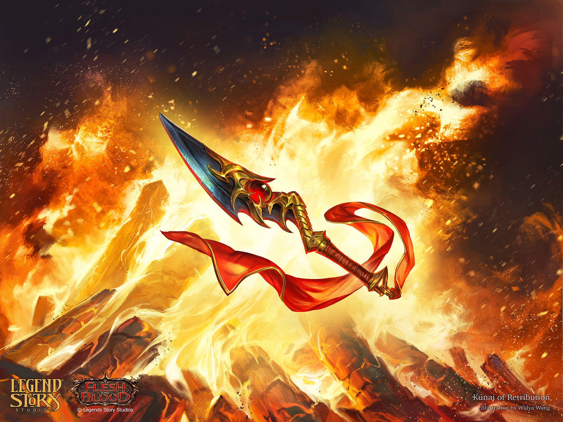 ArtStation - Flesh and Blood - Kunai of Retribution