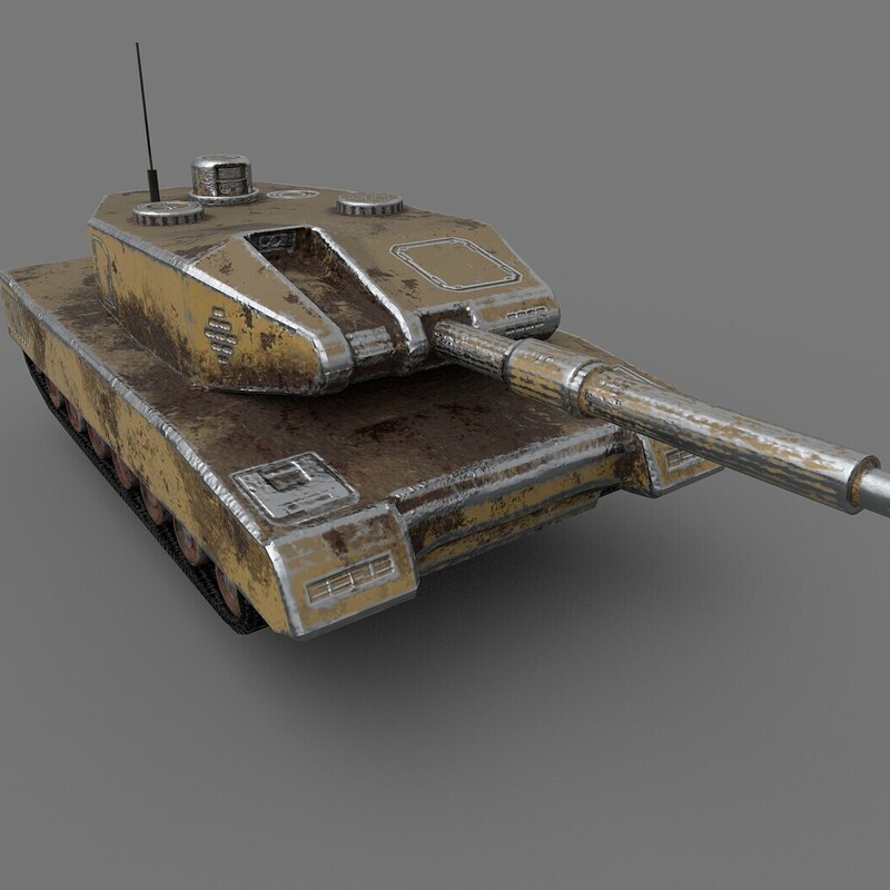 Rusty Leopard 2 tank