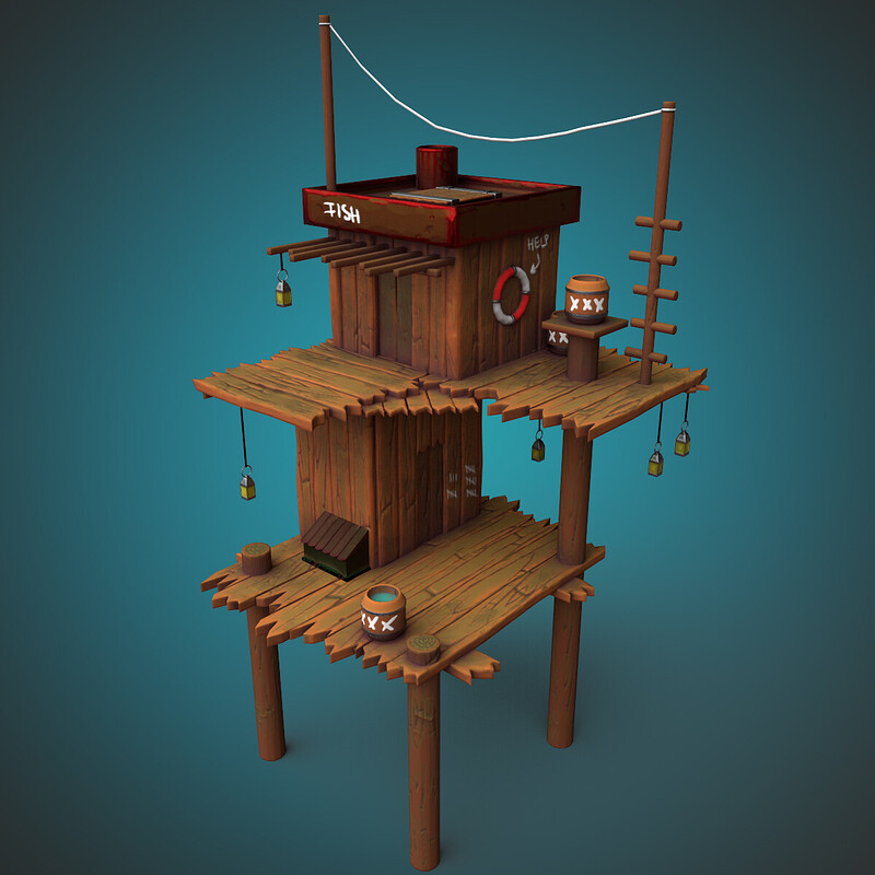Fishing house / Strange Water Home
