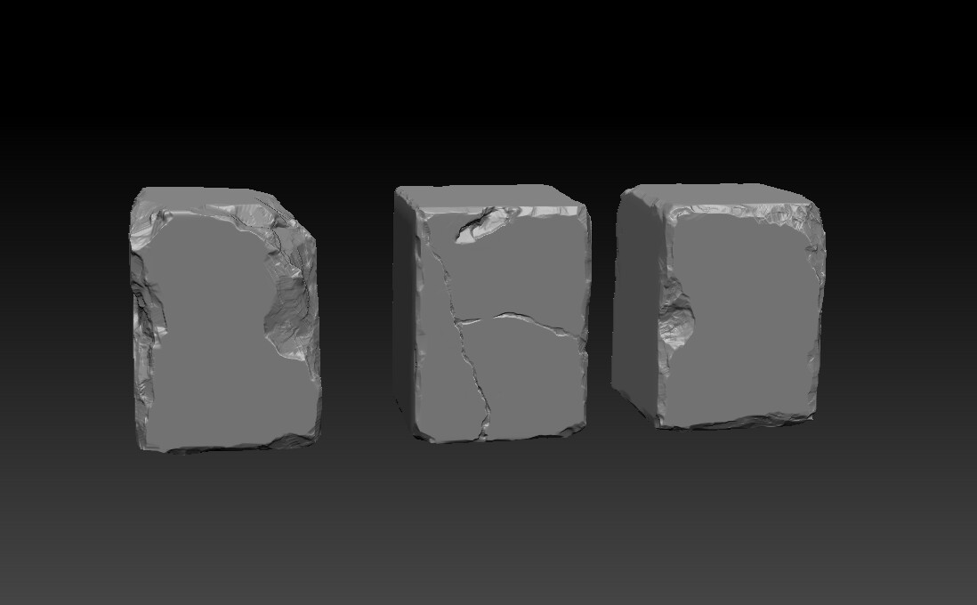 Wall brick kit sculpt