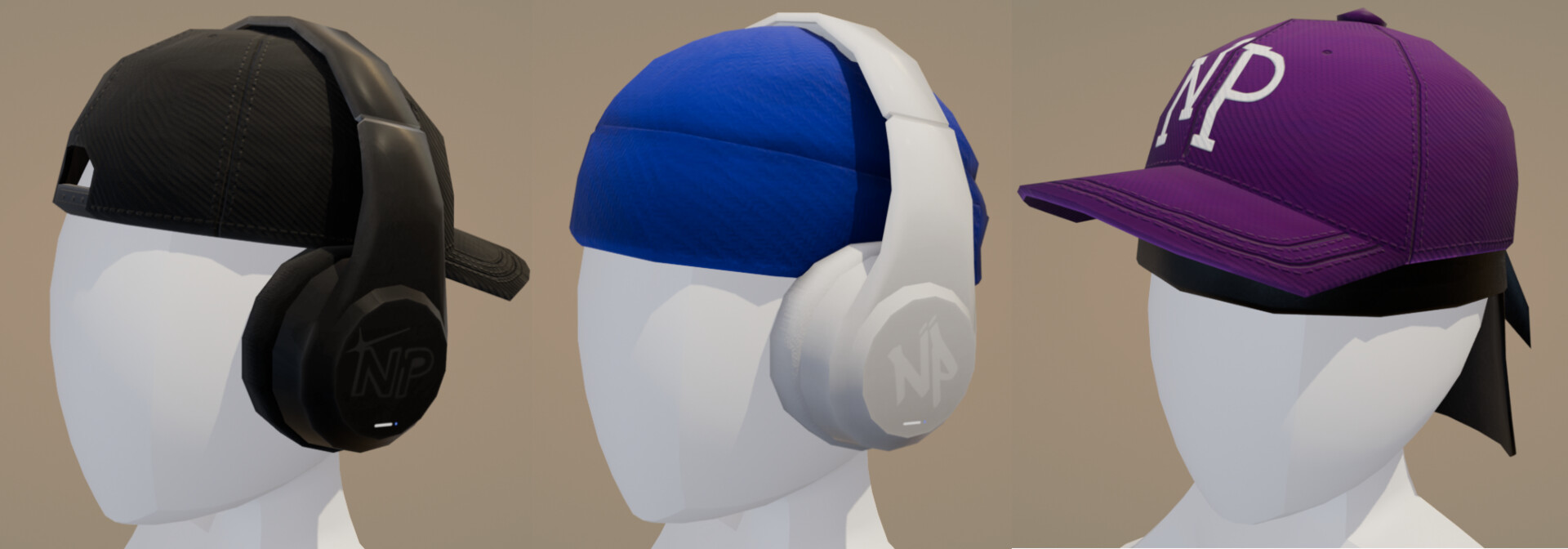 ArtStation RR Cap And Headphones Combo Beanie And Headphones Combo artstation-rr-cap-and-headphones-combo-beanie-and-headphones-combo