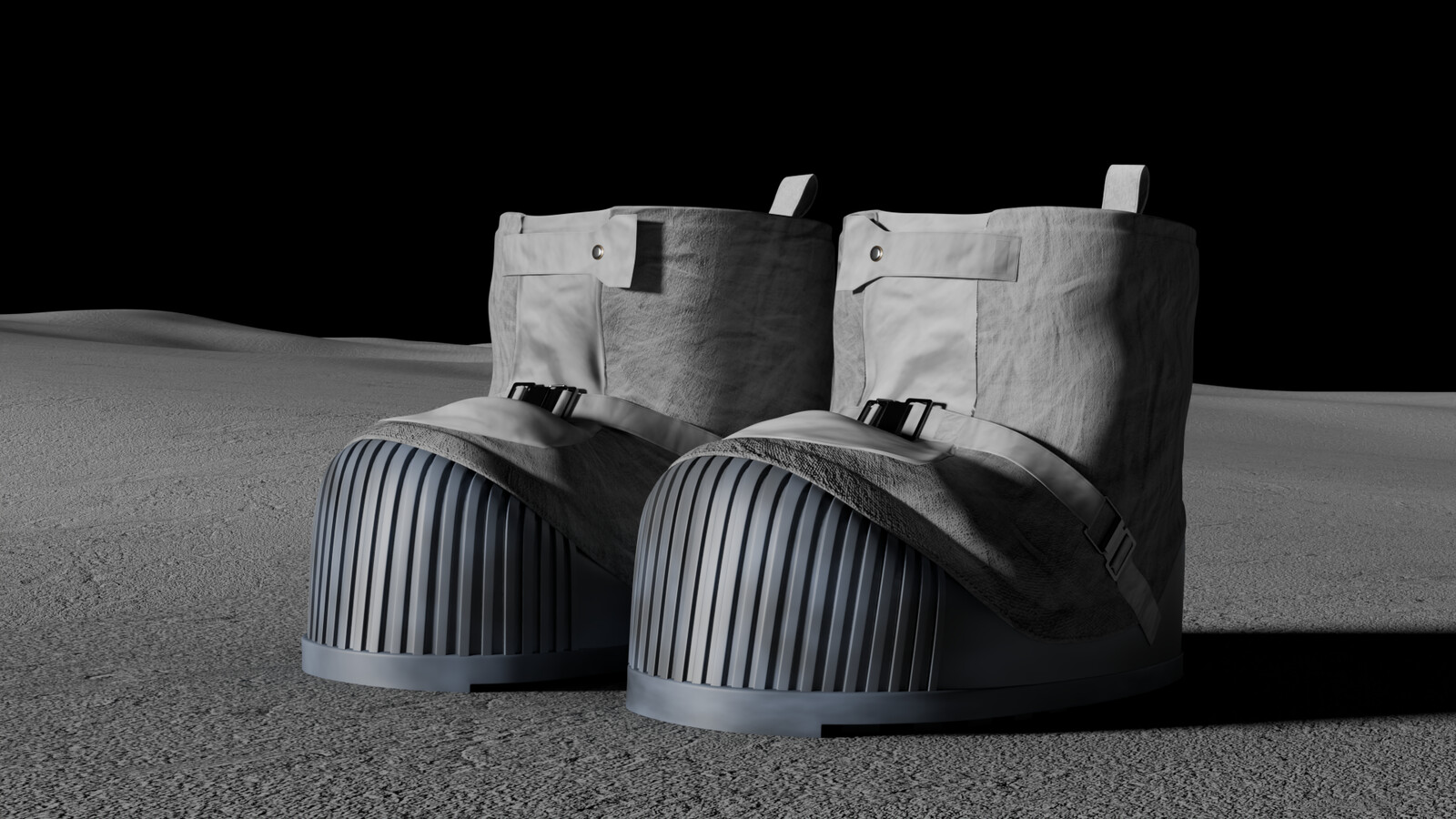 Overshoes, front view