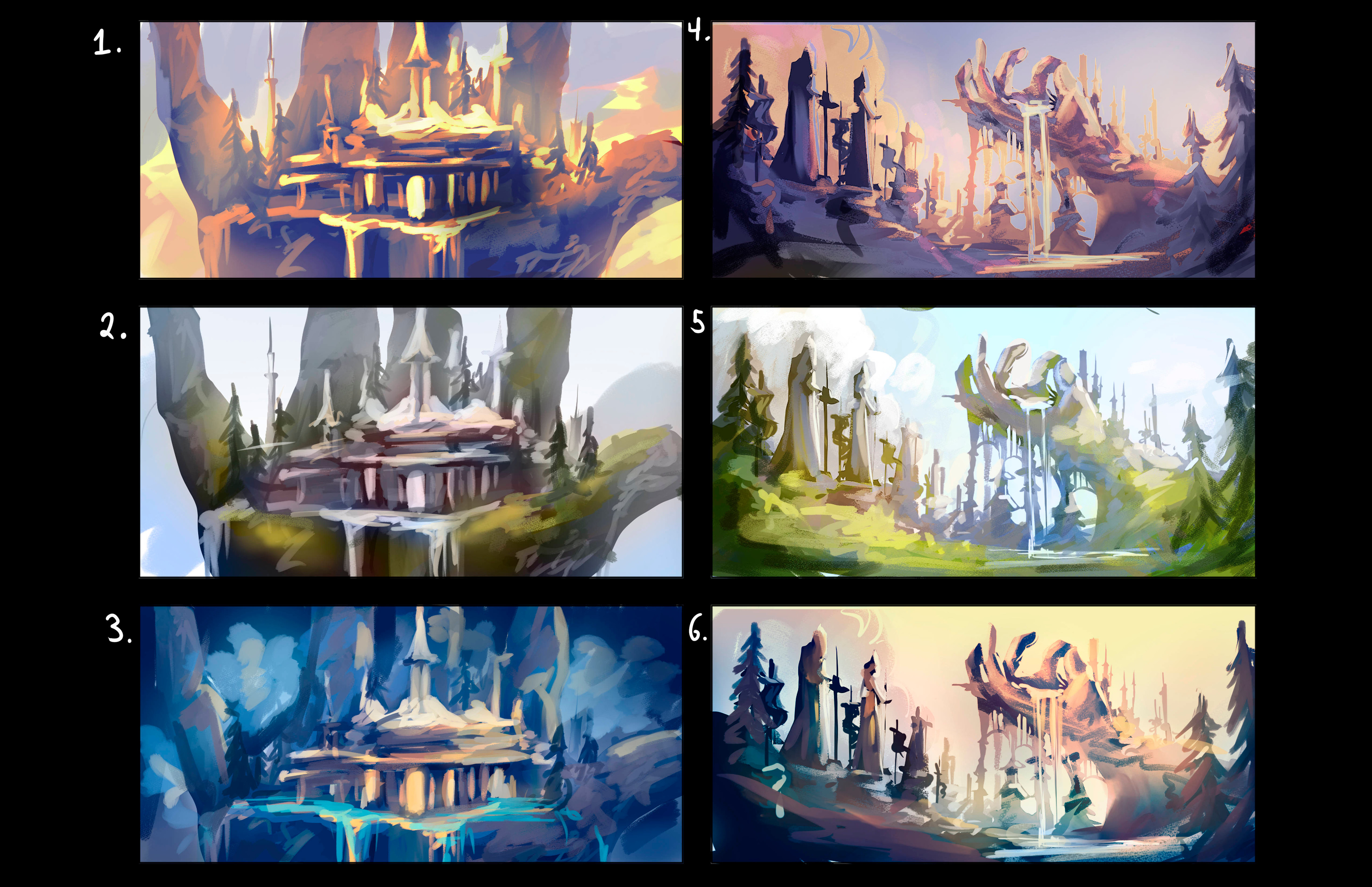 Past color studies