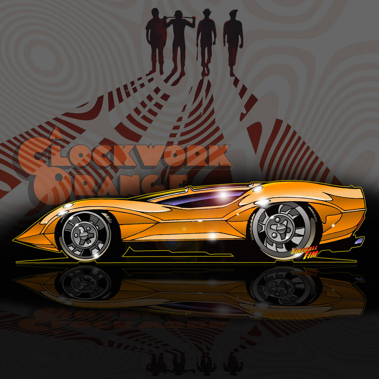 A CLOCKWORK ORANGE M-505 Adams Brothers Probe 16 Art