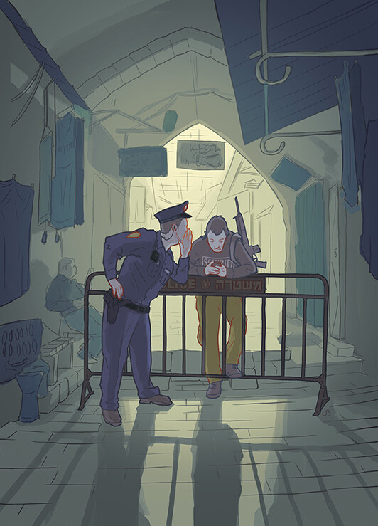 One of many color studies.