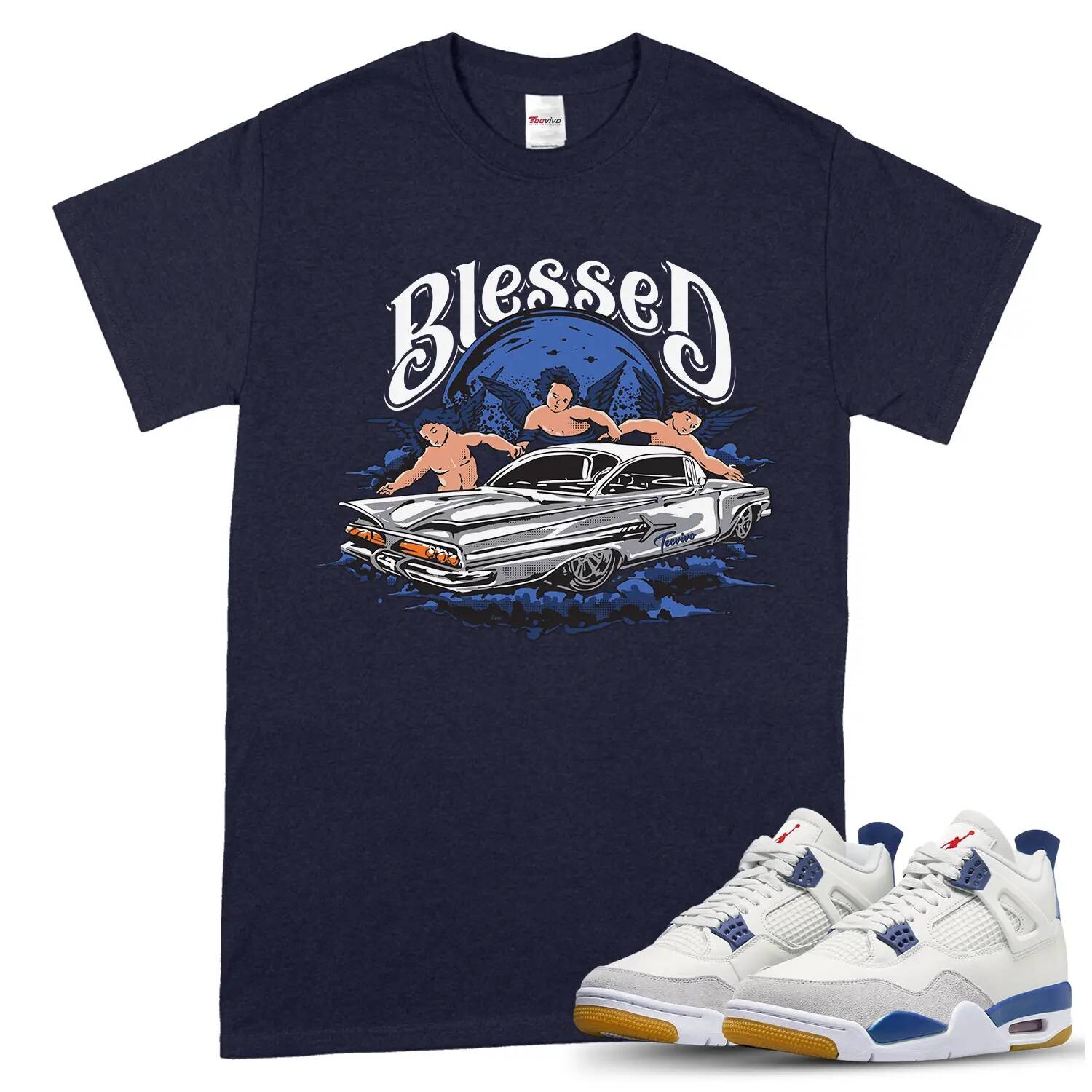 jordan 4 blue outfit