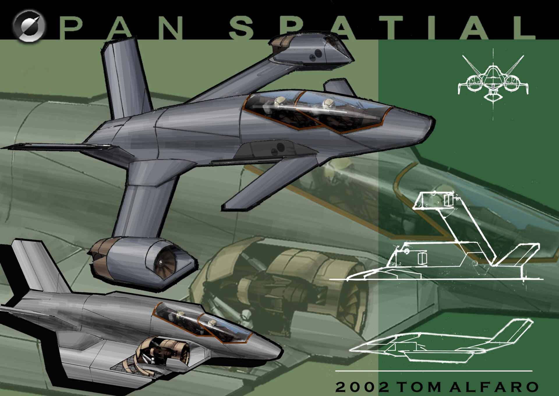 ArtStation - Pan Spatial 2002 Variable Geometry Ekranoplan