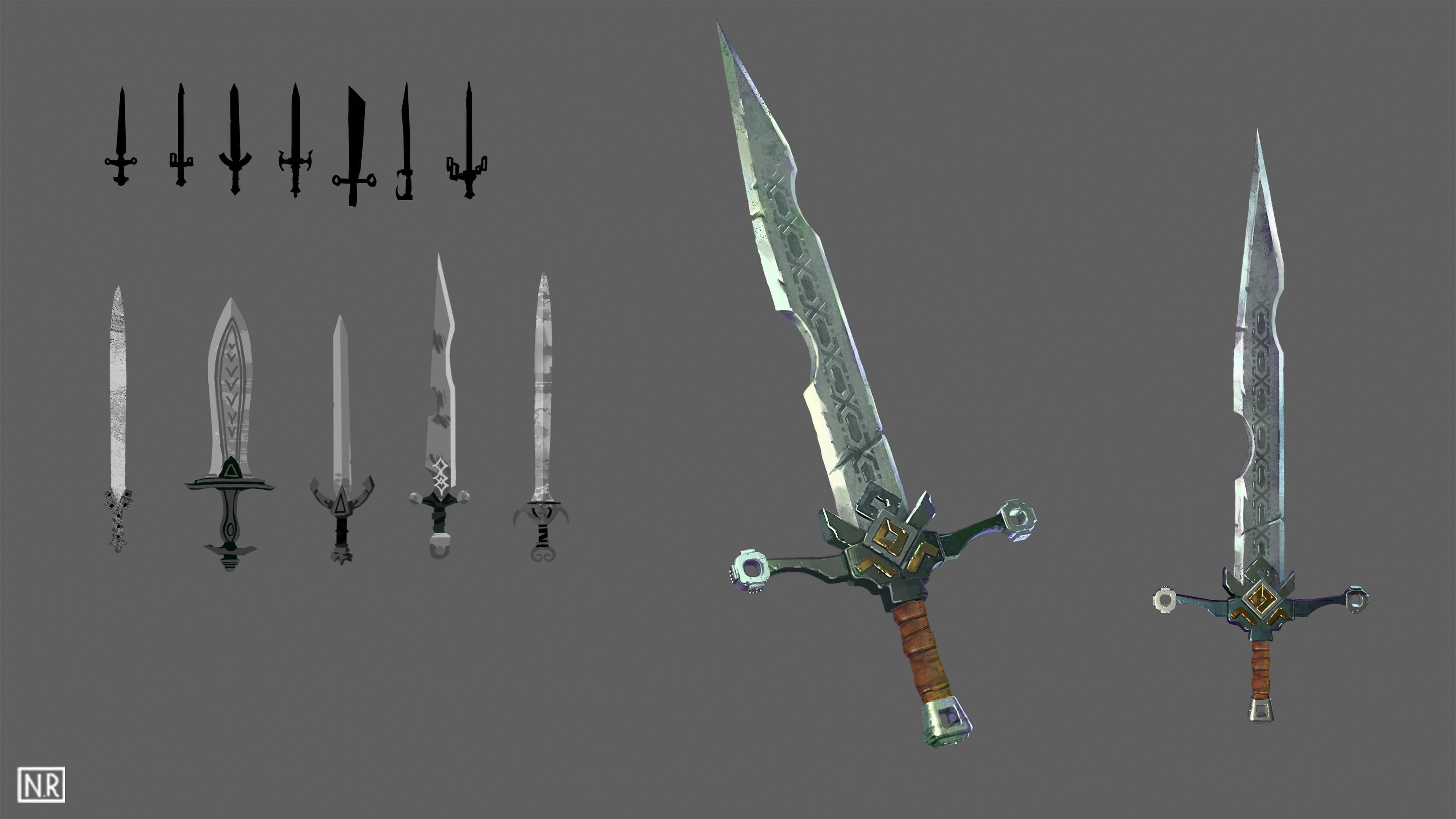 Fantasy Sword concept , personal project.