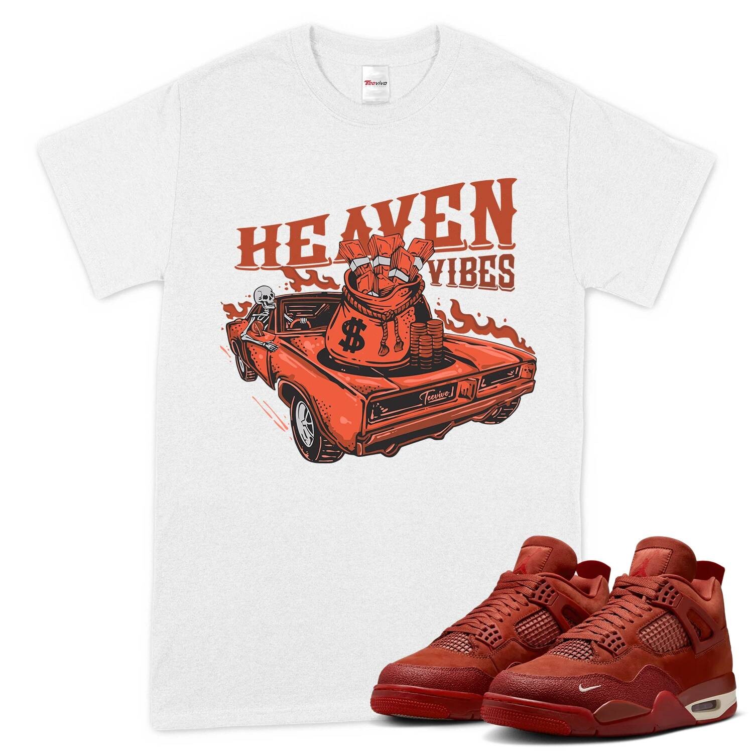 jordan 4 metallic red outfits
