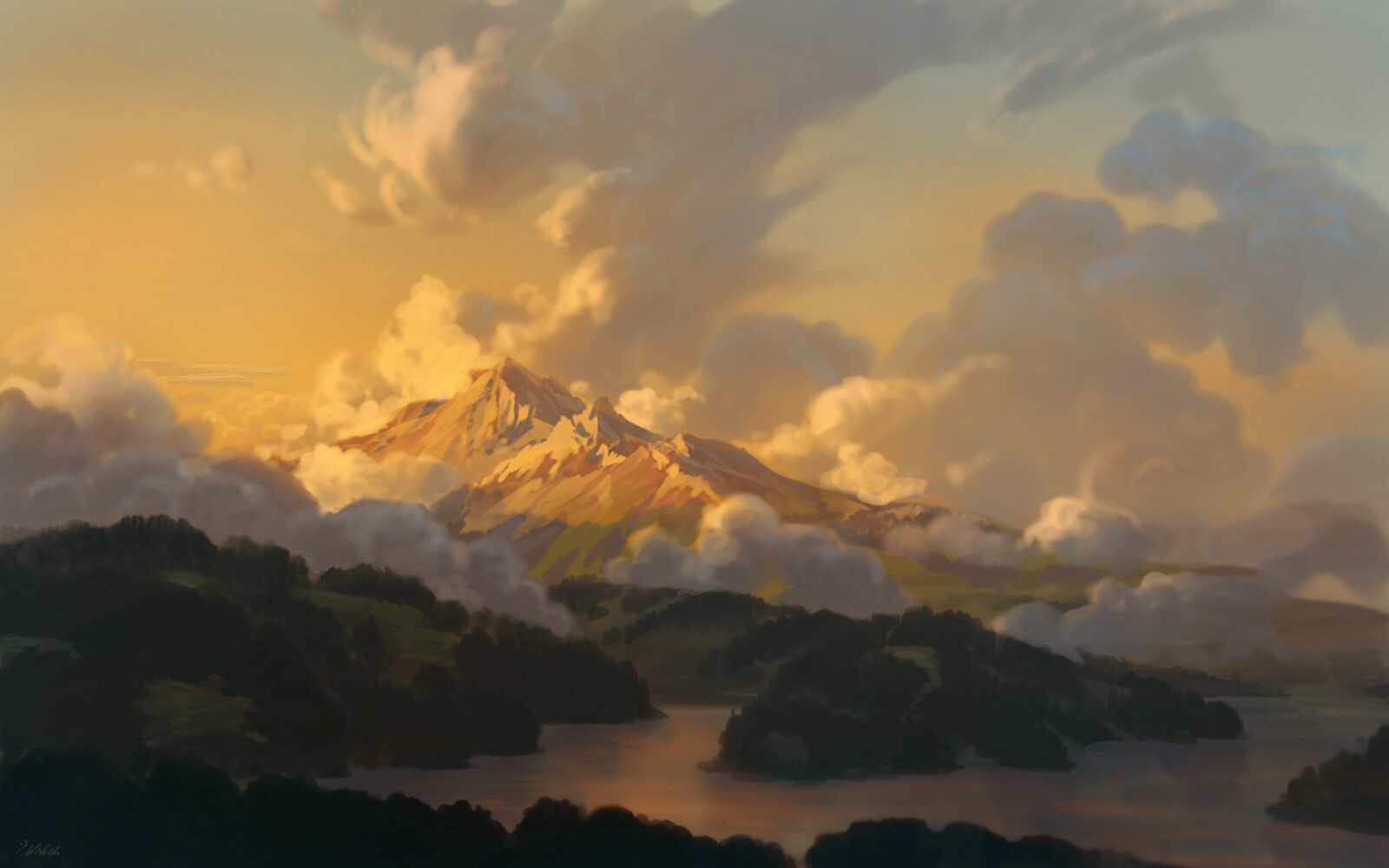 Golden light