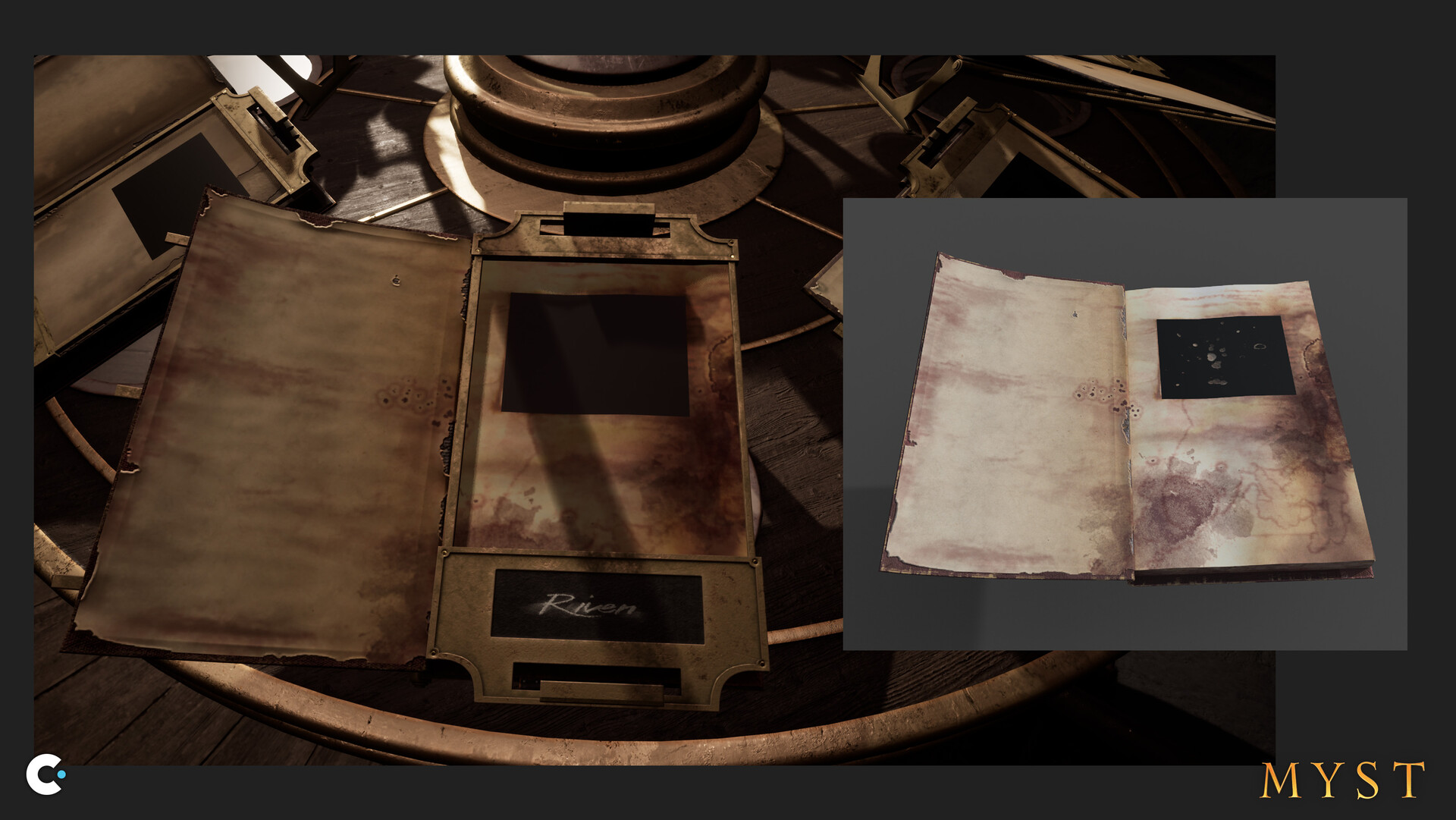 Rafael Rodriguez Portfolio - MYST - Rime - Linking Books