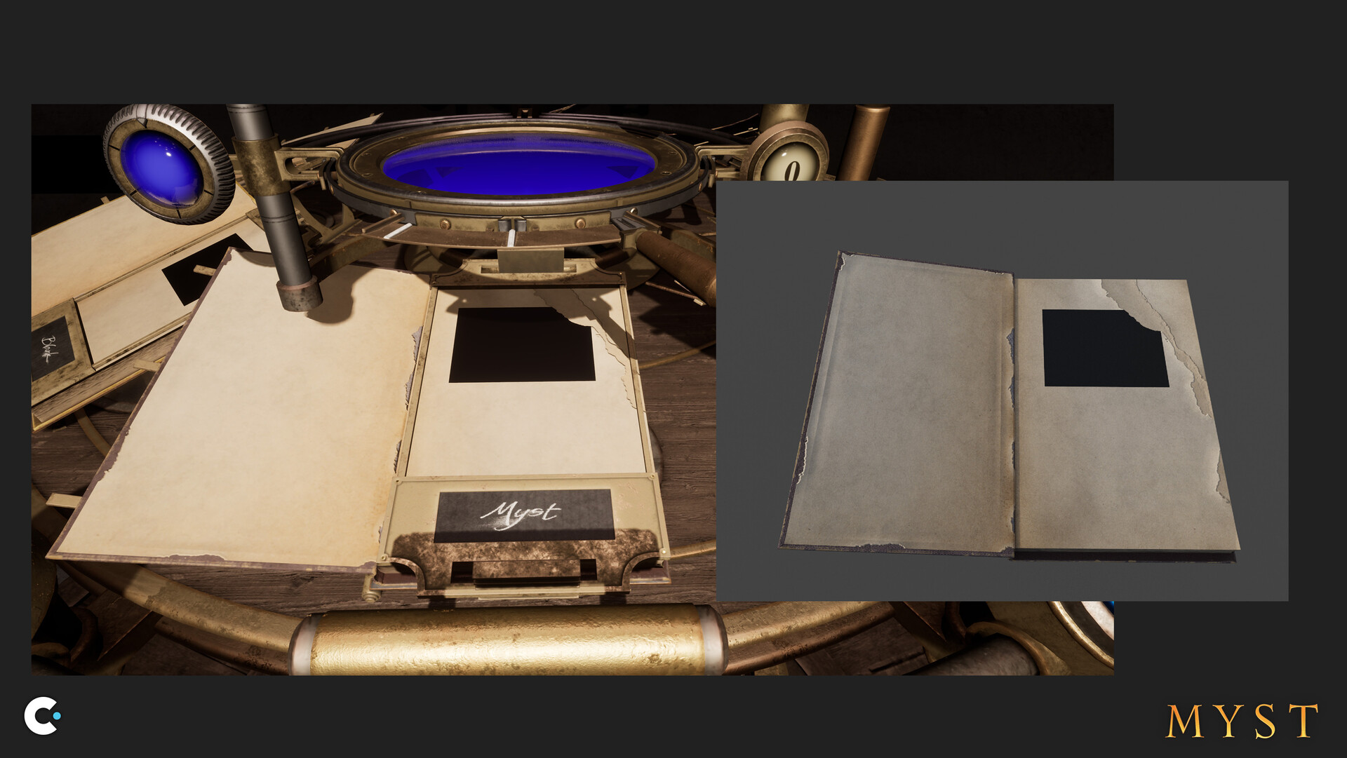 Rafael Rodriguez Portfolio - MYST - Rime - Linking Books