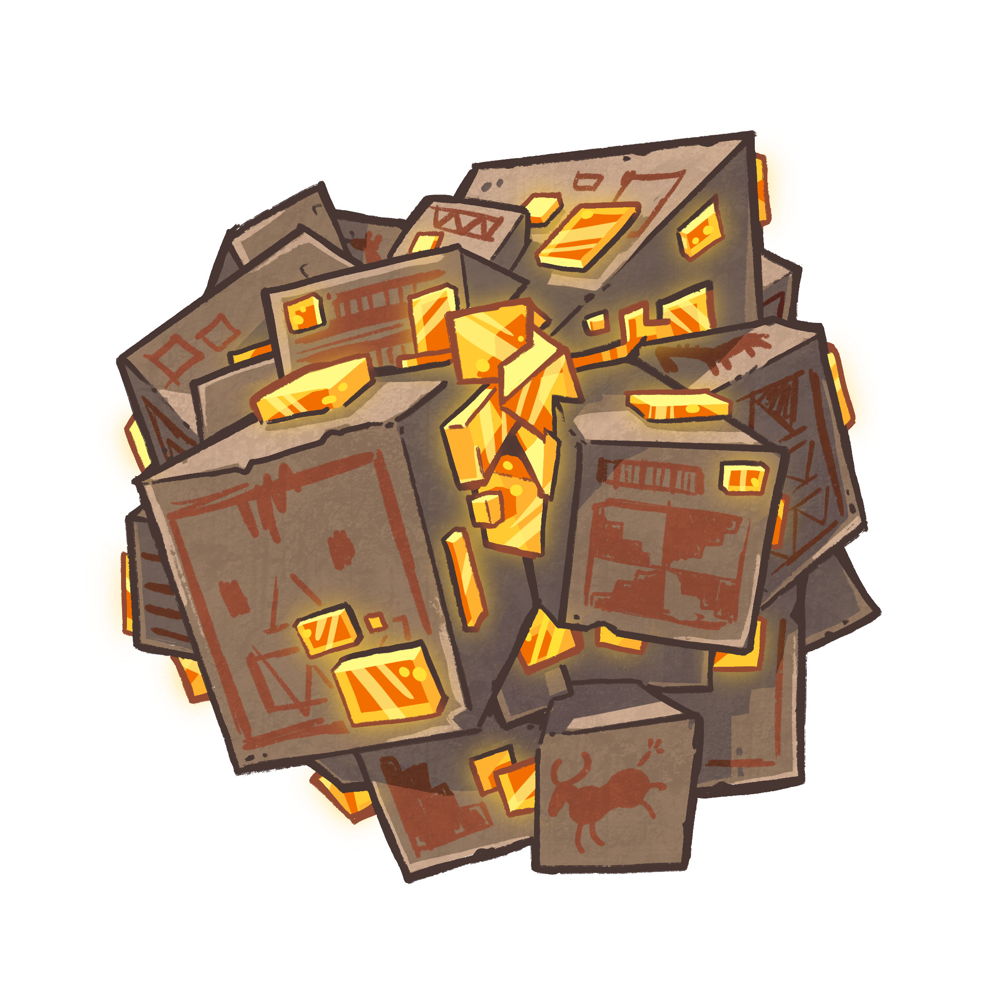 Earth Magu- Ingot - Final Renders