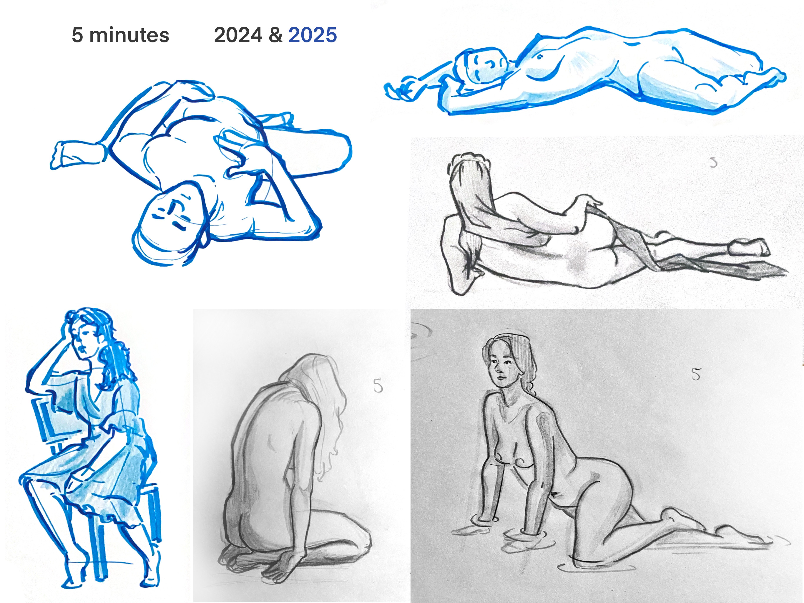 5 minutes - Croquis Café (Figuary 2024 -2025)