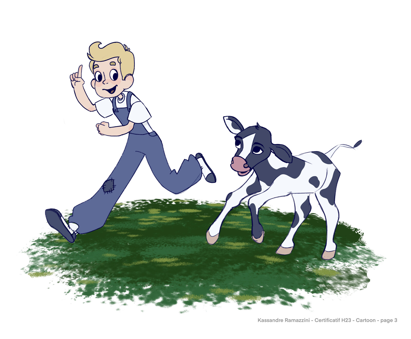 Garçon et vache / Boy &amp; Cow