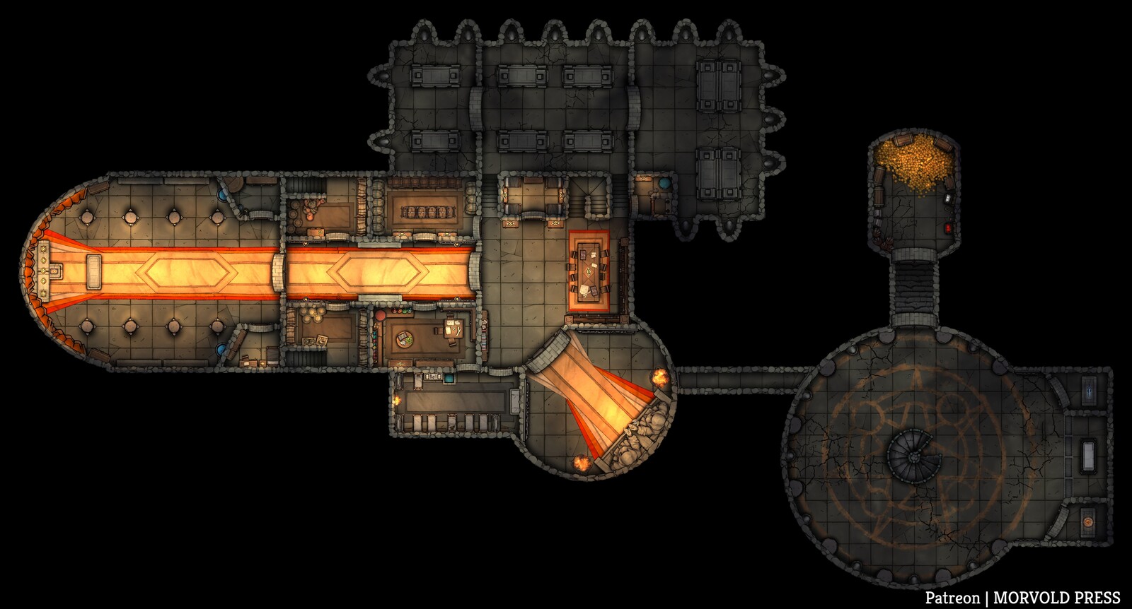 Church of Aelor | Lower Level [140 x 70]