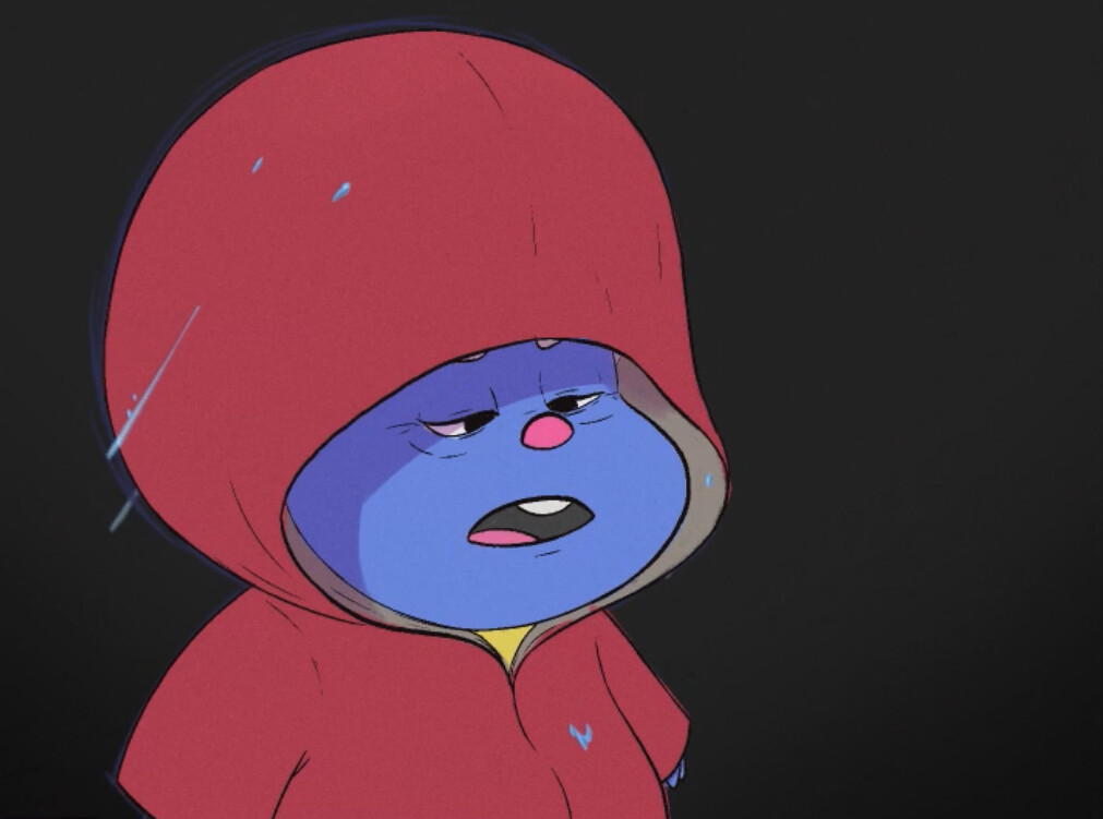 Rain and hand drawn tones, Intro title, The Stand 