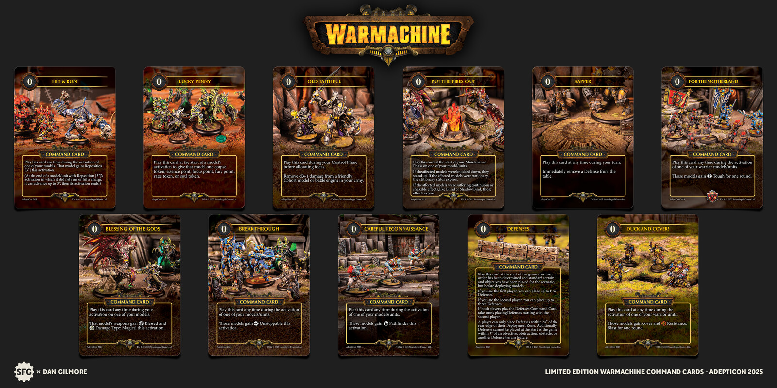 11 initial cards were released at AdeptiCon 2025.