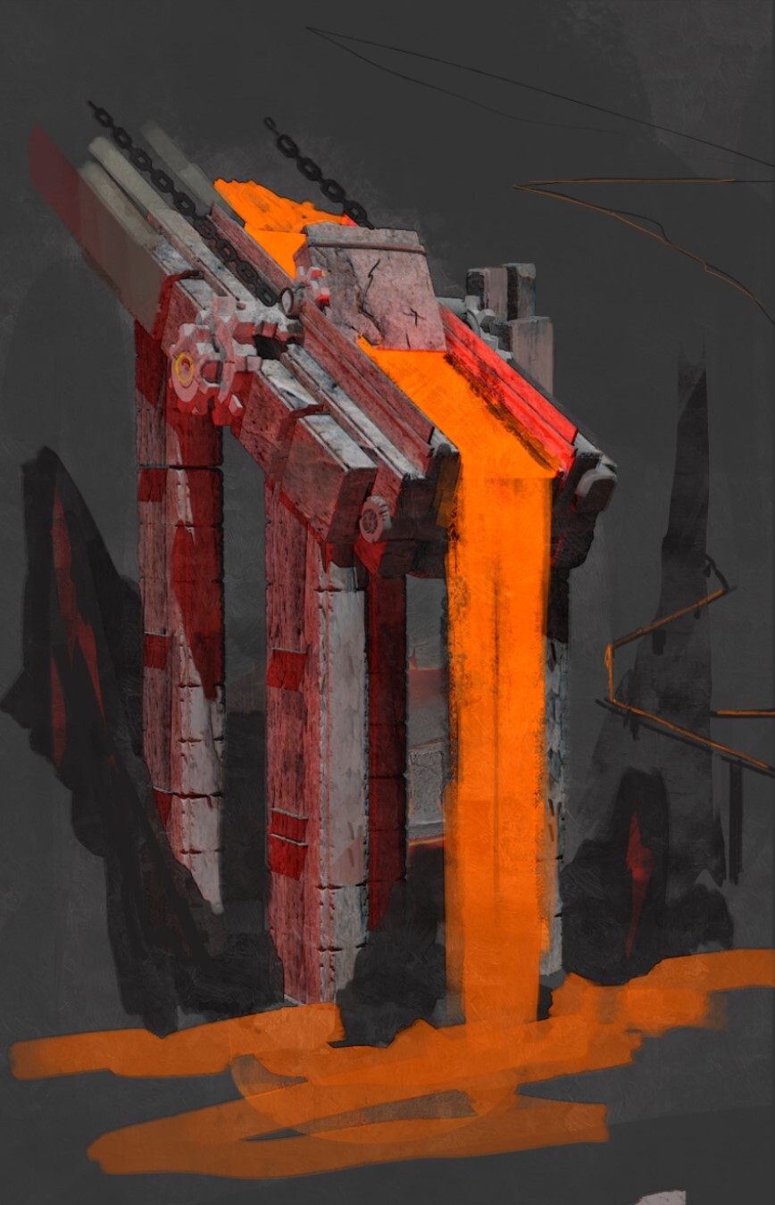 Lava Flow Study 