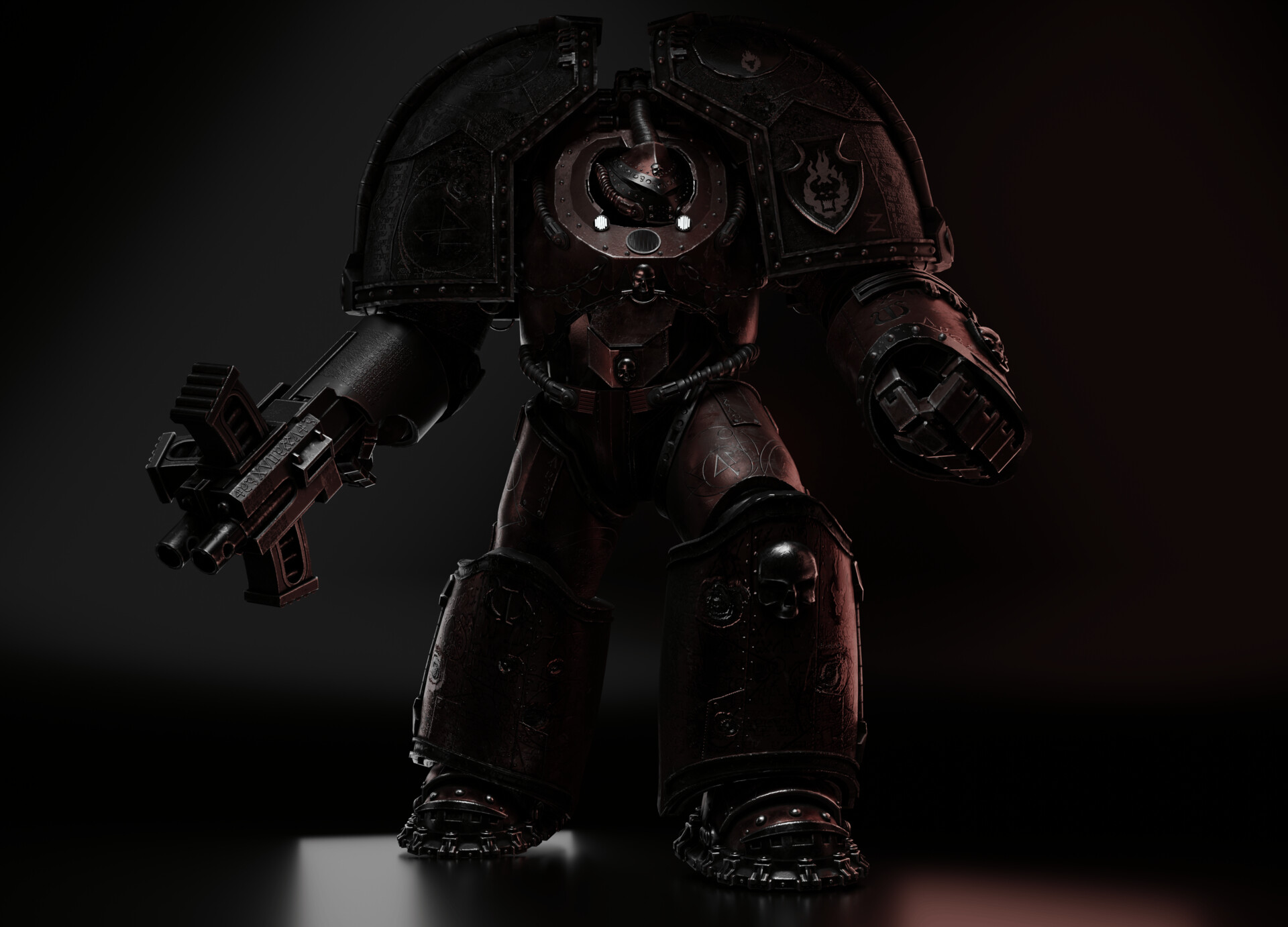 ArtStation - Word Bearer Saturnine Terminator