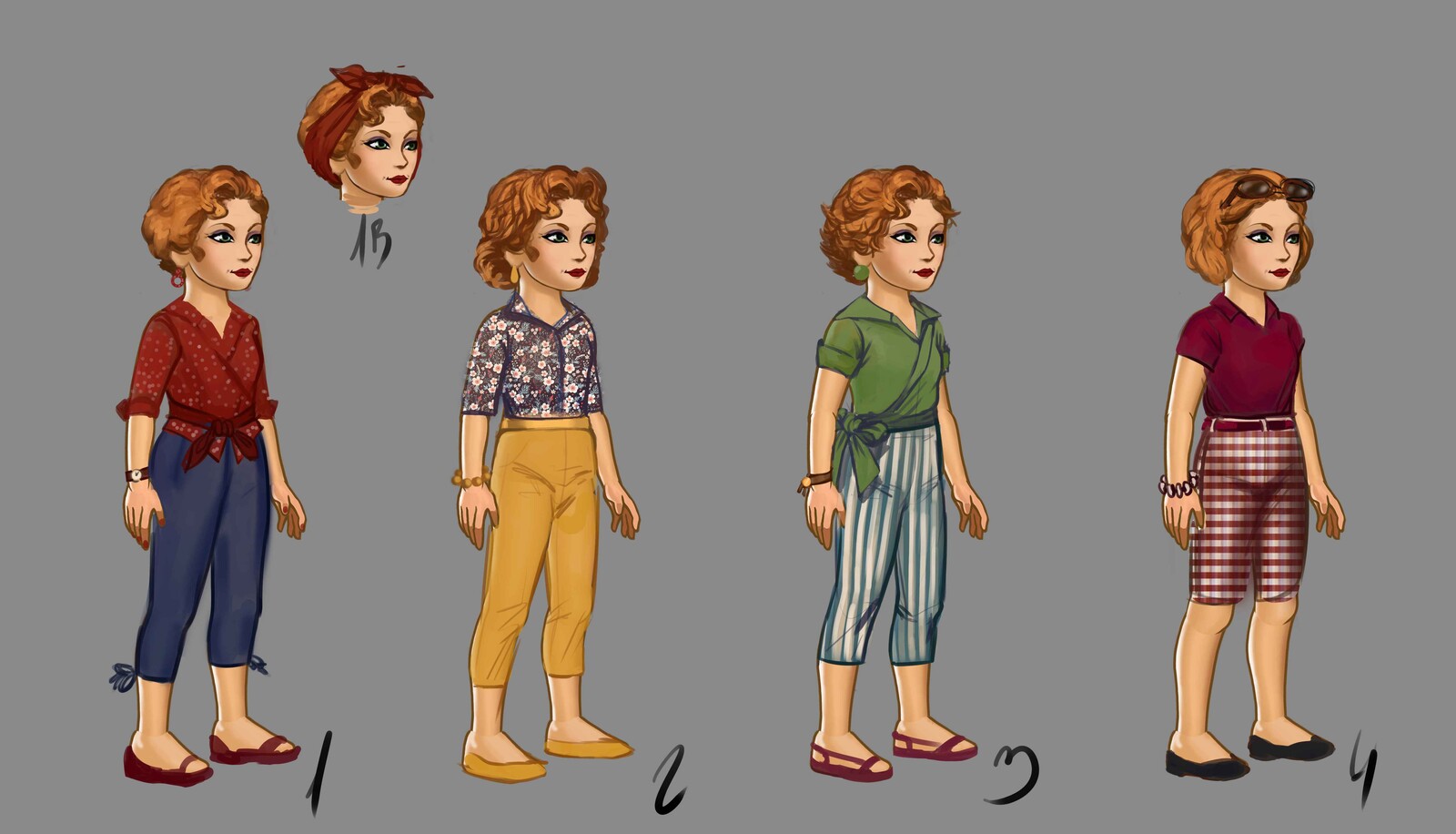 Character Design Iterations